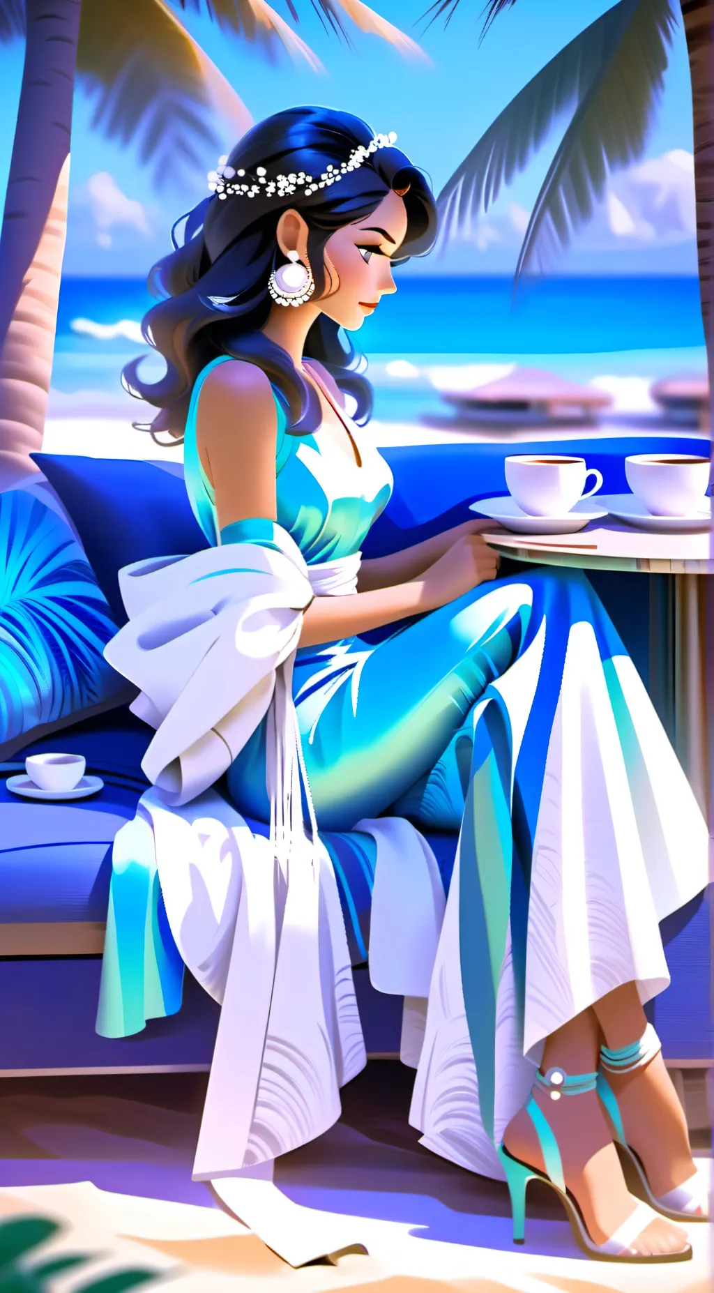 ai character: Jasmine background