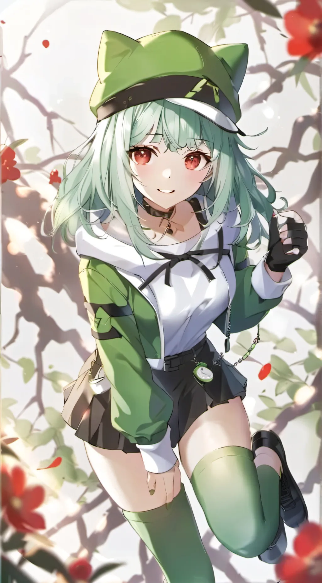 ai character: Creeper Chan background