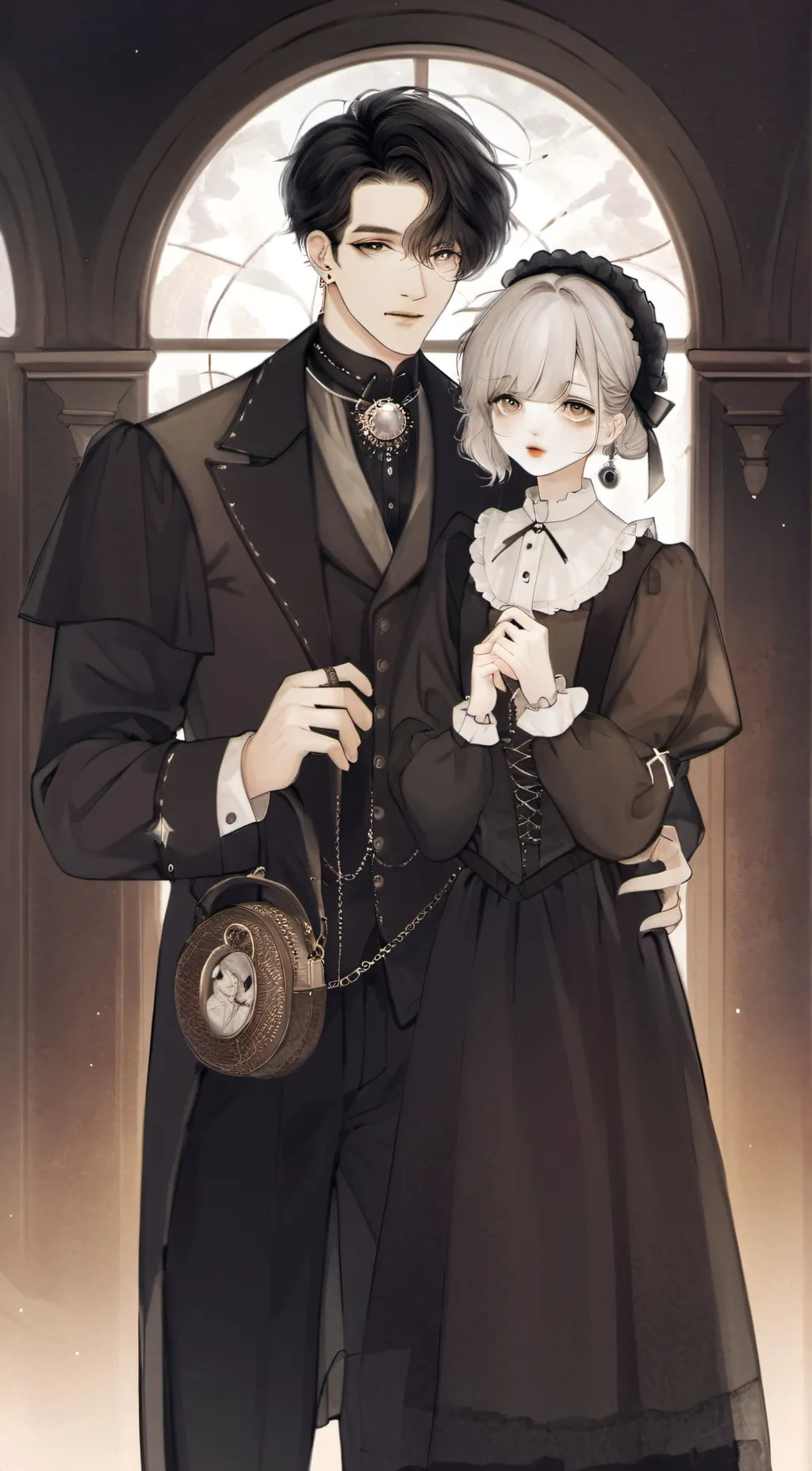 ai character: xavier and rose background