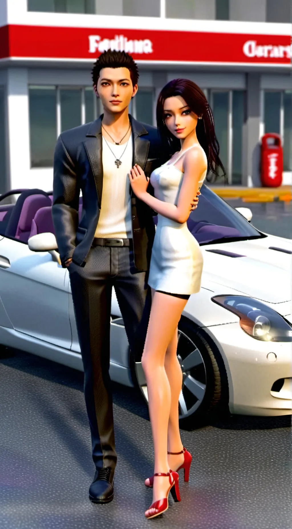 ai character: Mia and Jake background