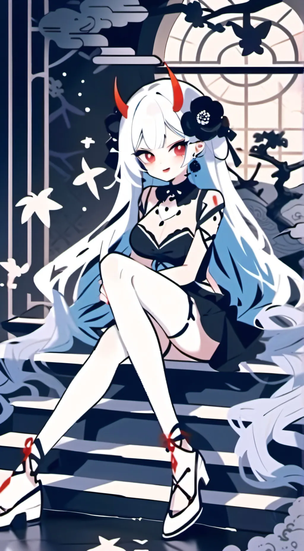 ai character: TALKIE💔❤️️ background