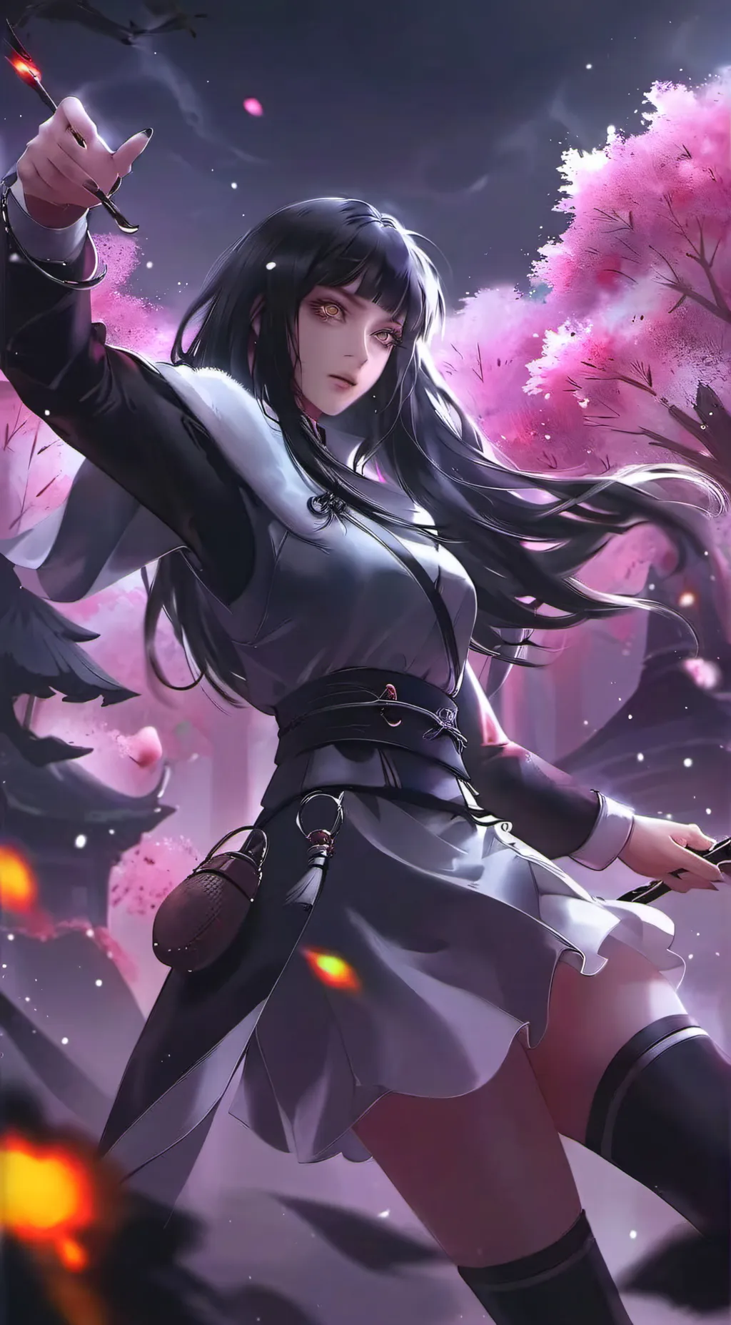 ai character: Hinata background
