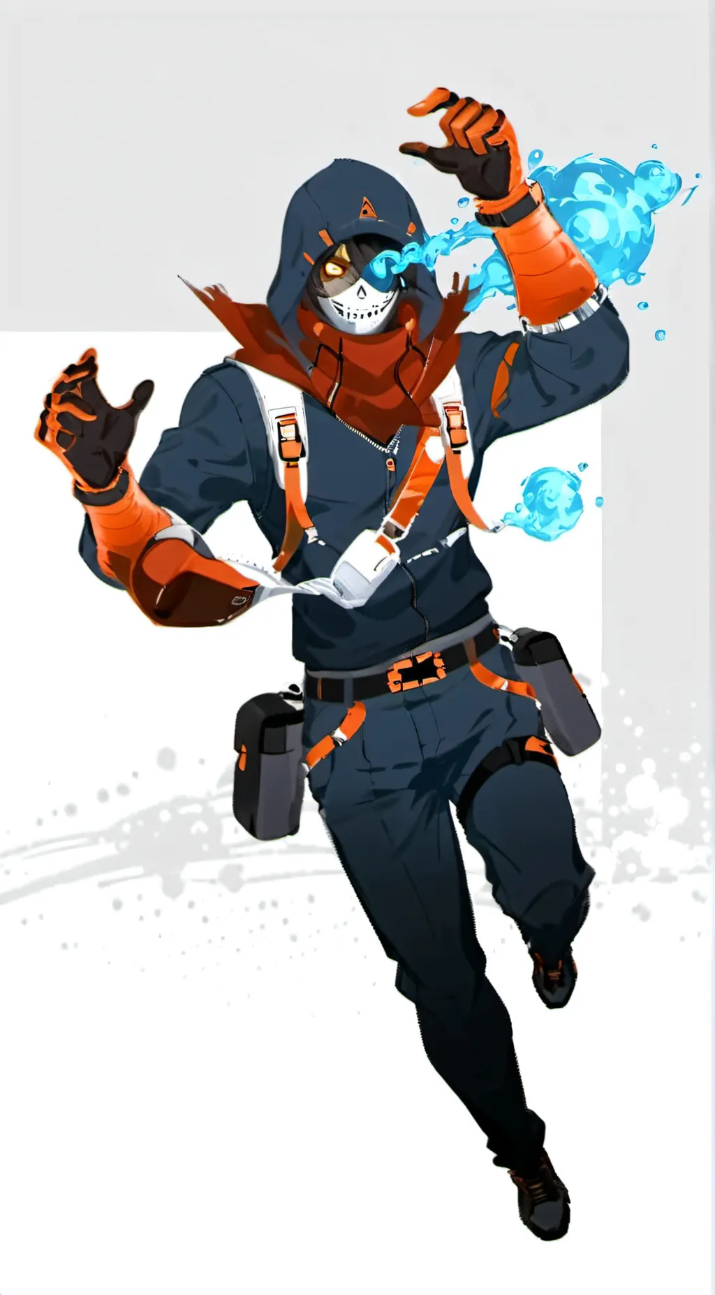 ai character: Axetale sans  background