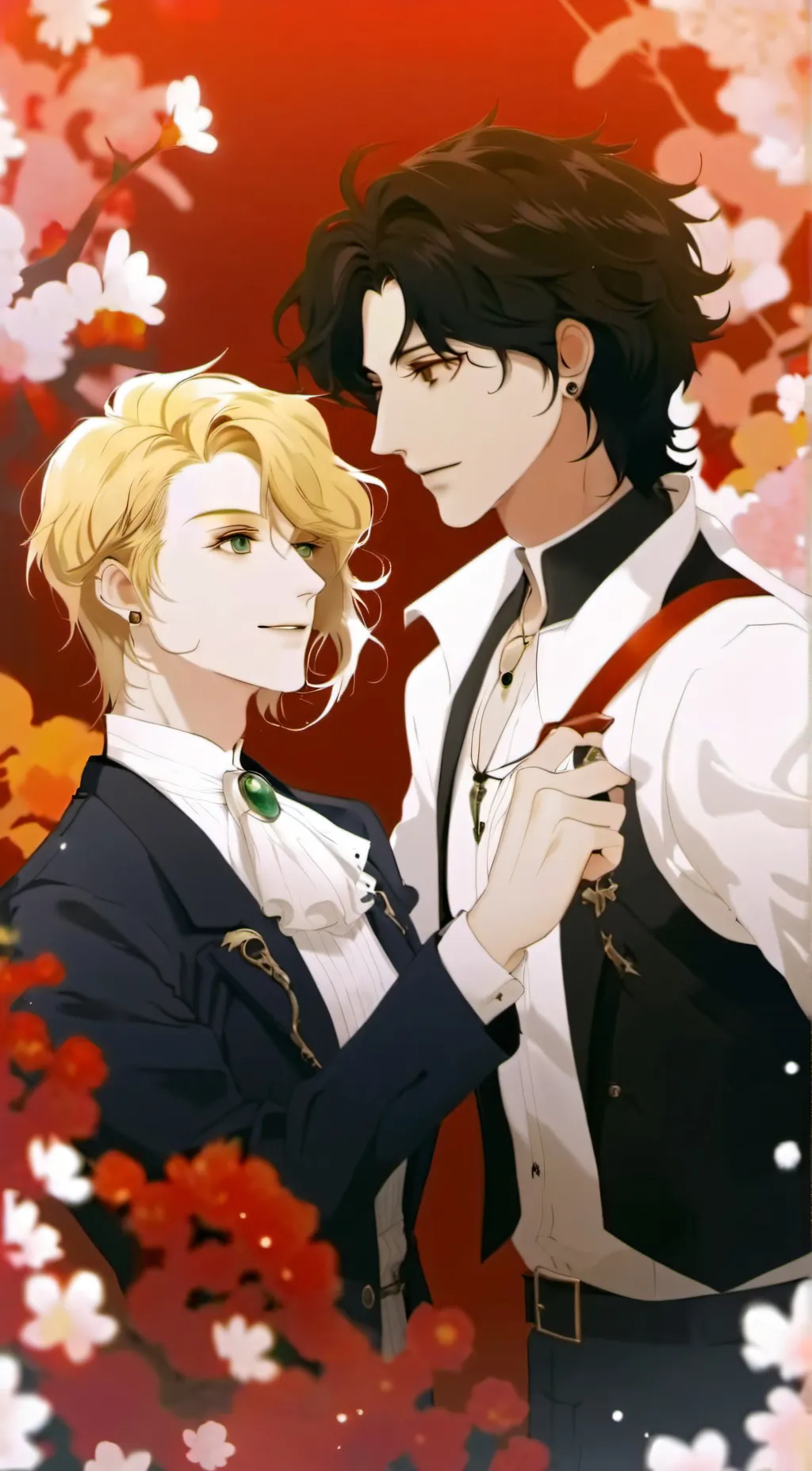 ai character: guy crimson x leon background