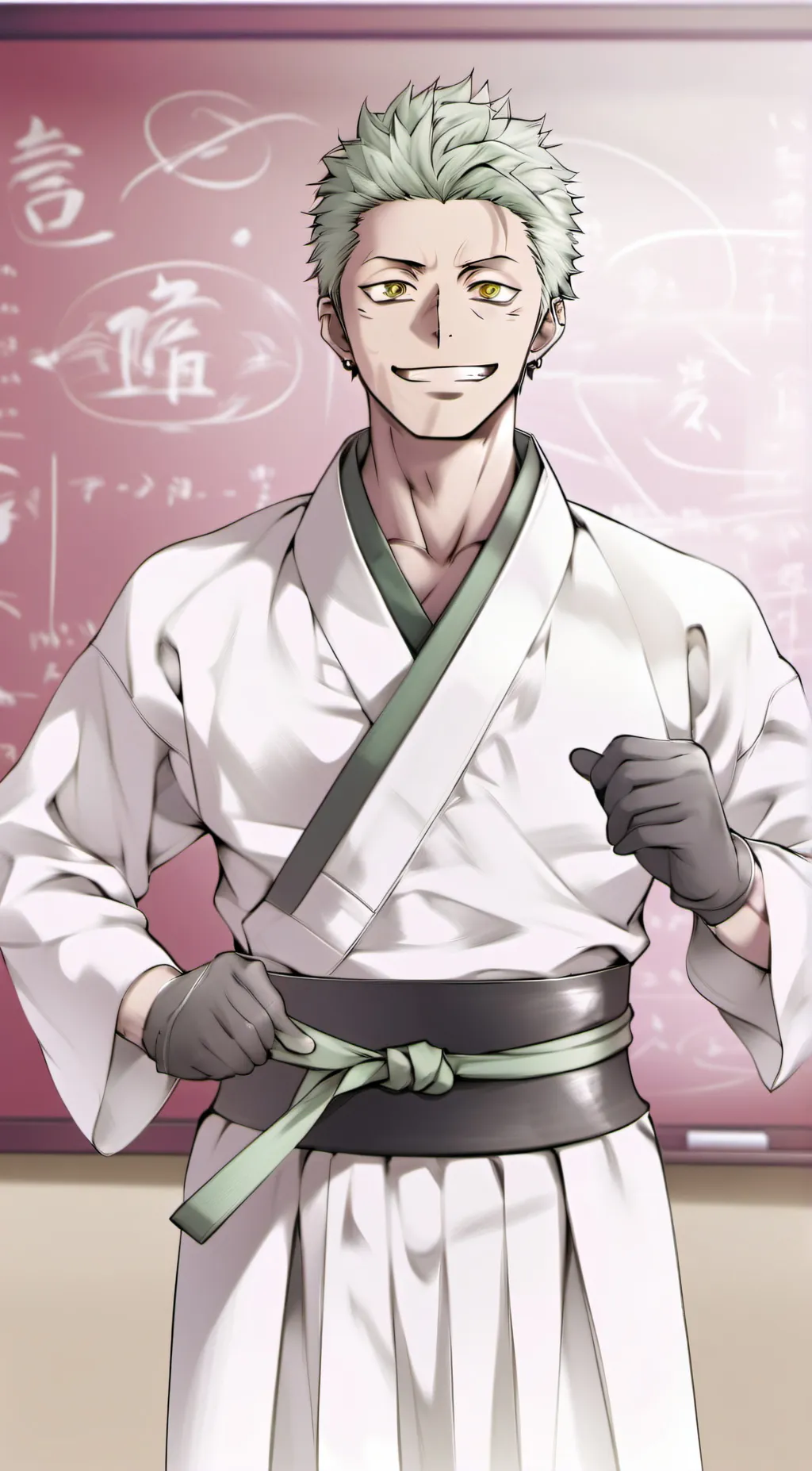 ai character: Zoro background