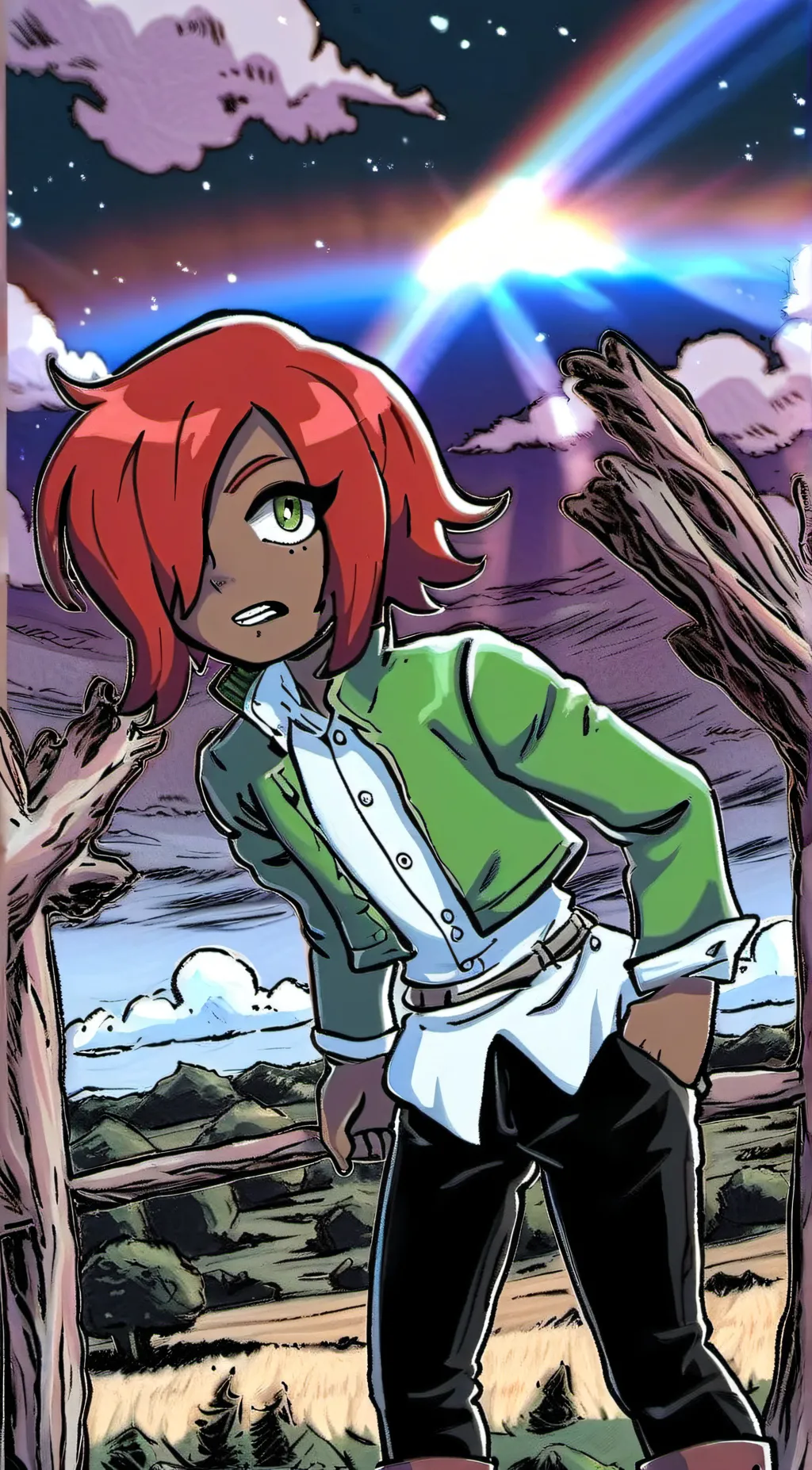 ai character: Nerdy cookie background