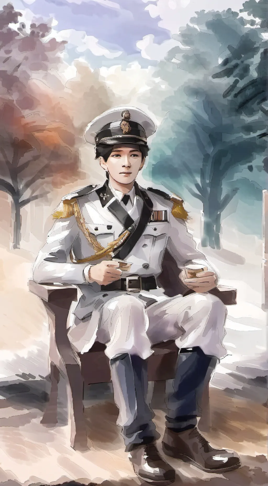 ai character: king sir Ahmad  background