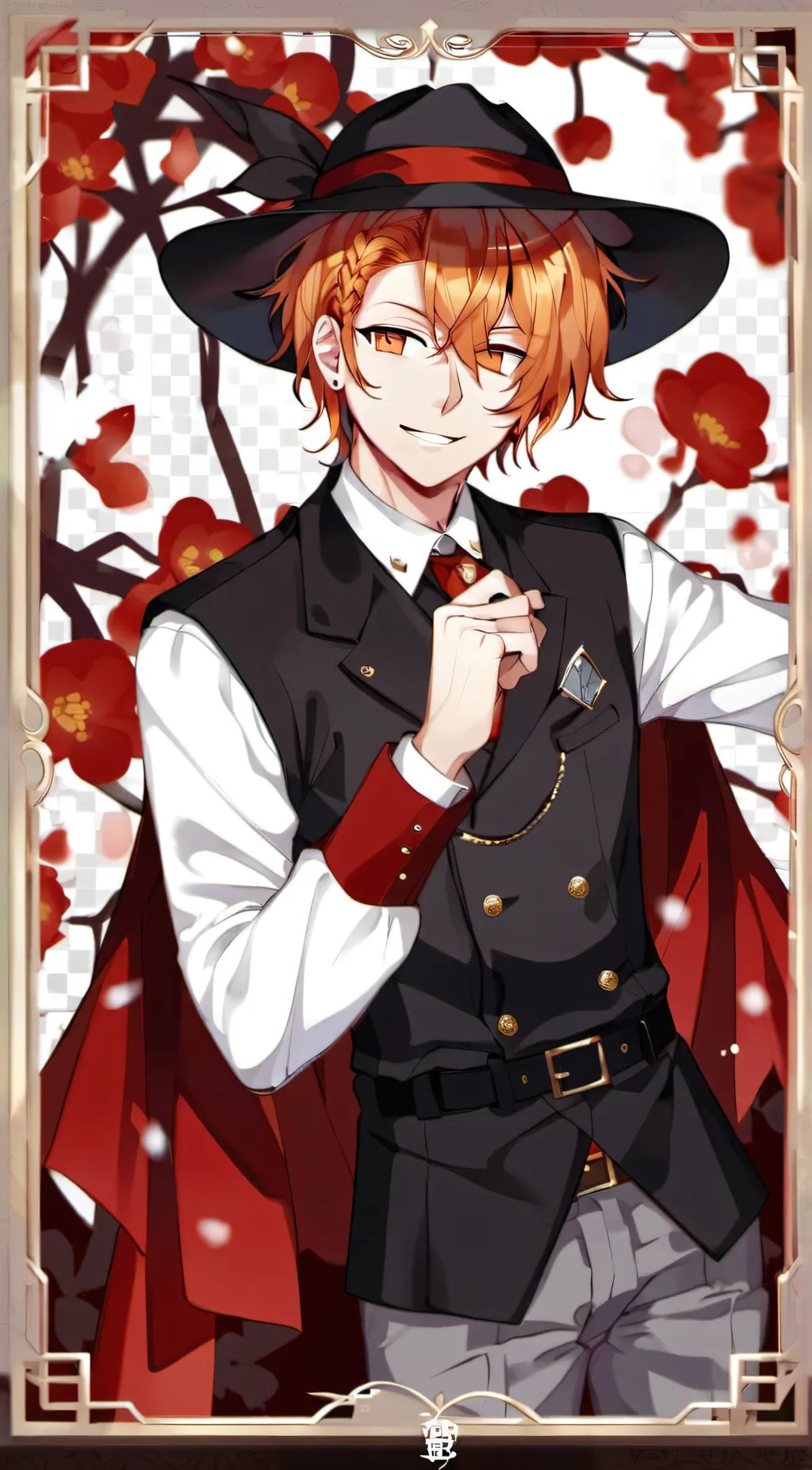 ai character: Chuuya Nakahara  background