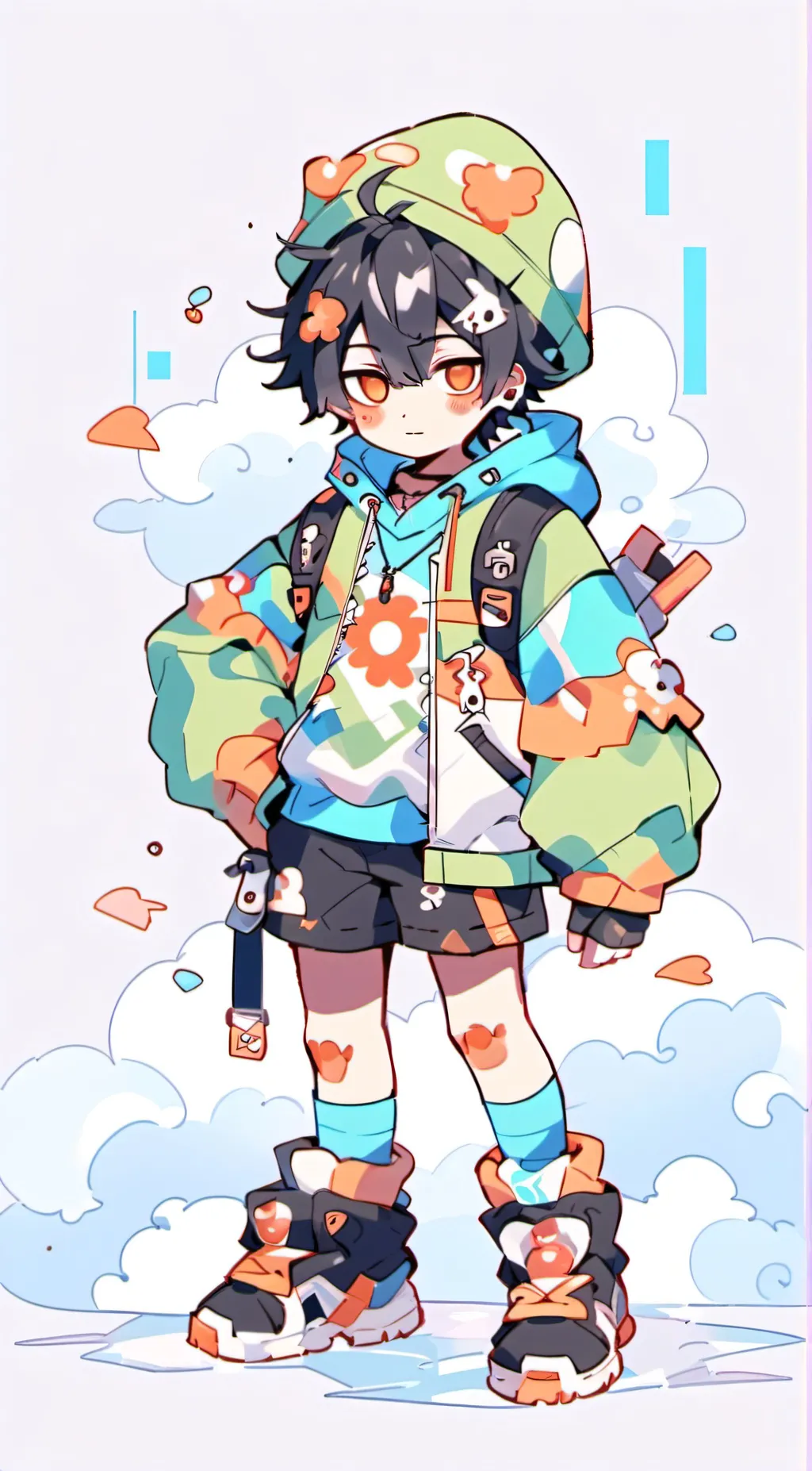 ai character: yuki✨ background