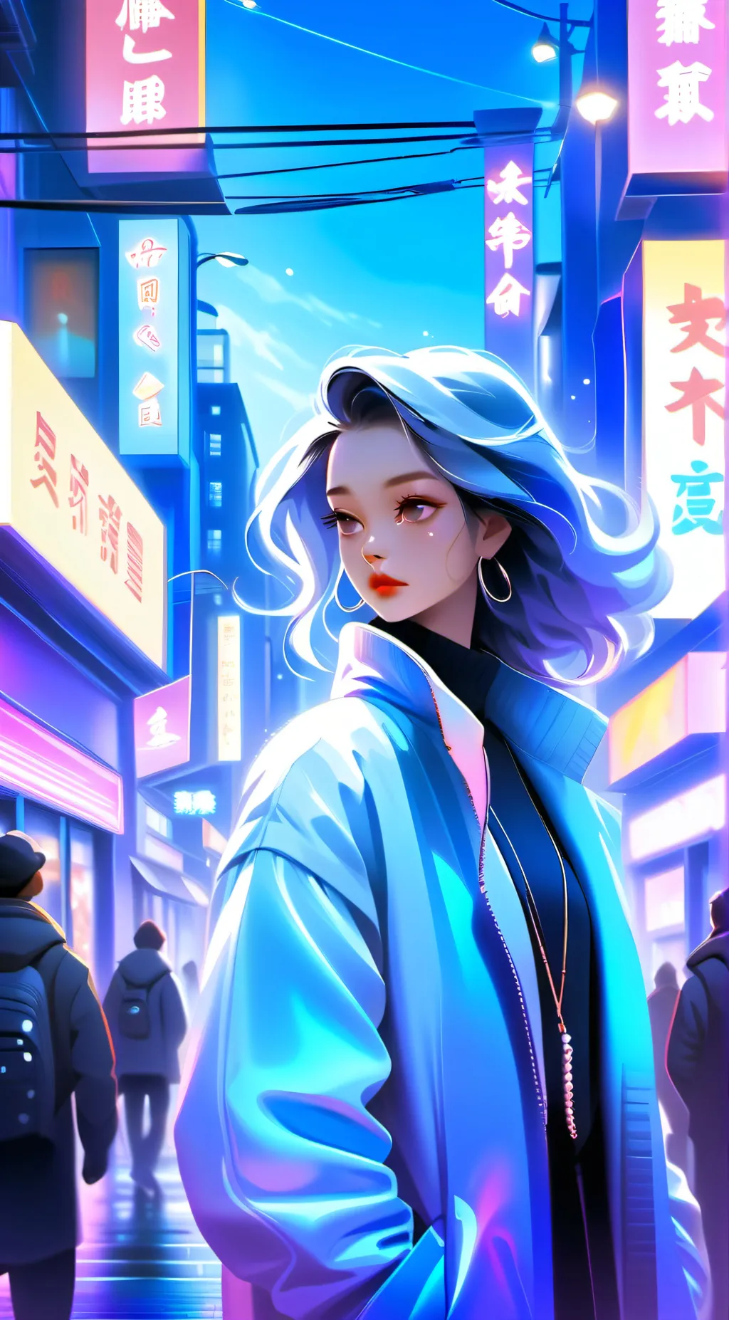 ai character: Ellie Andrew liv background