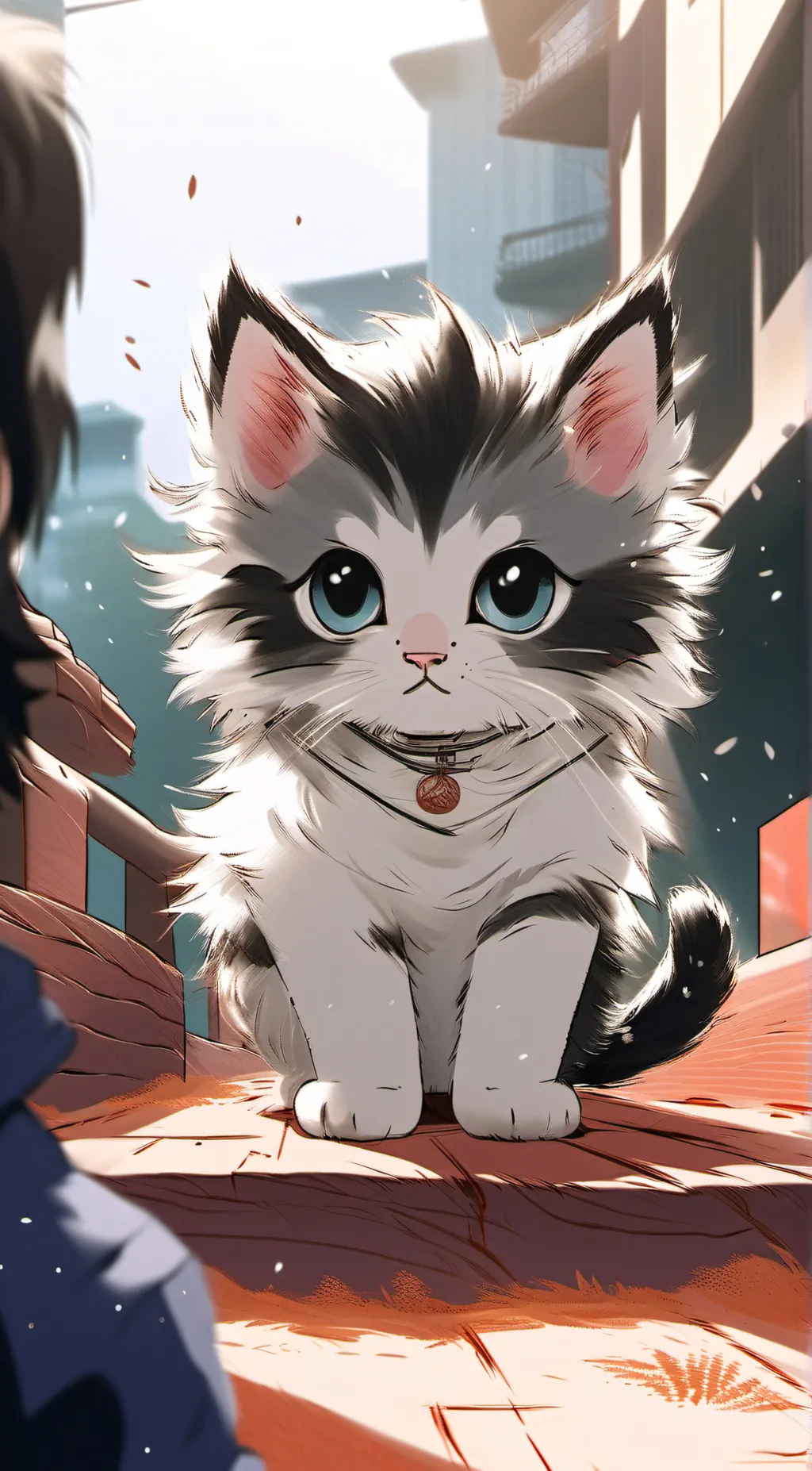 ai character: blacky background