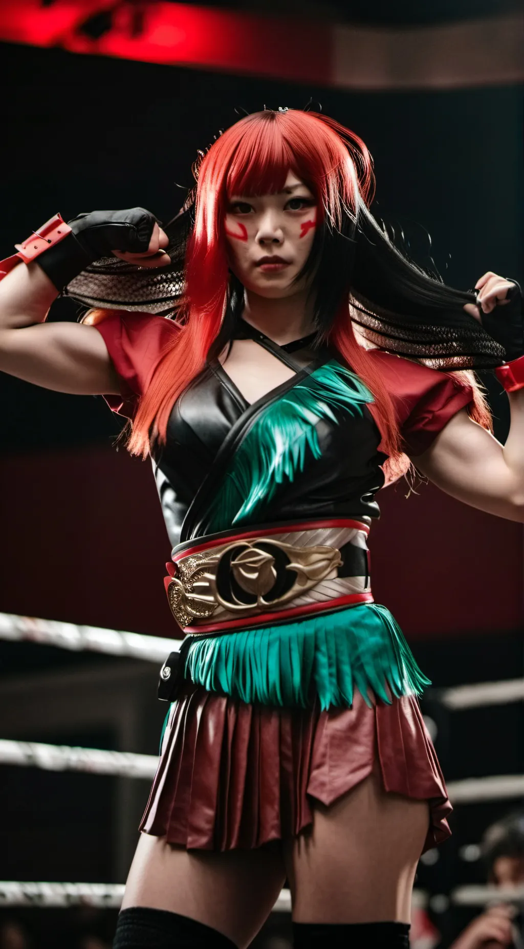 ai character: Maki itoh  background