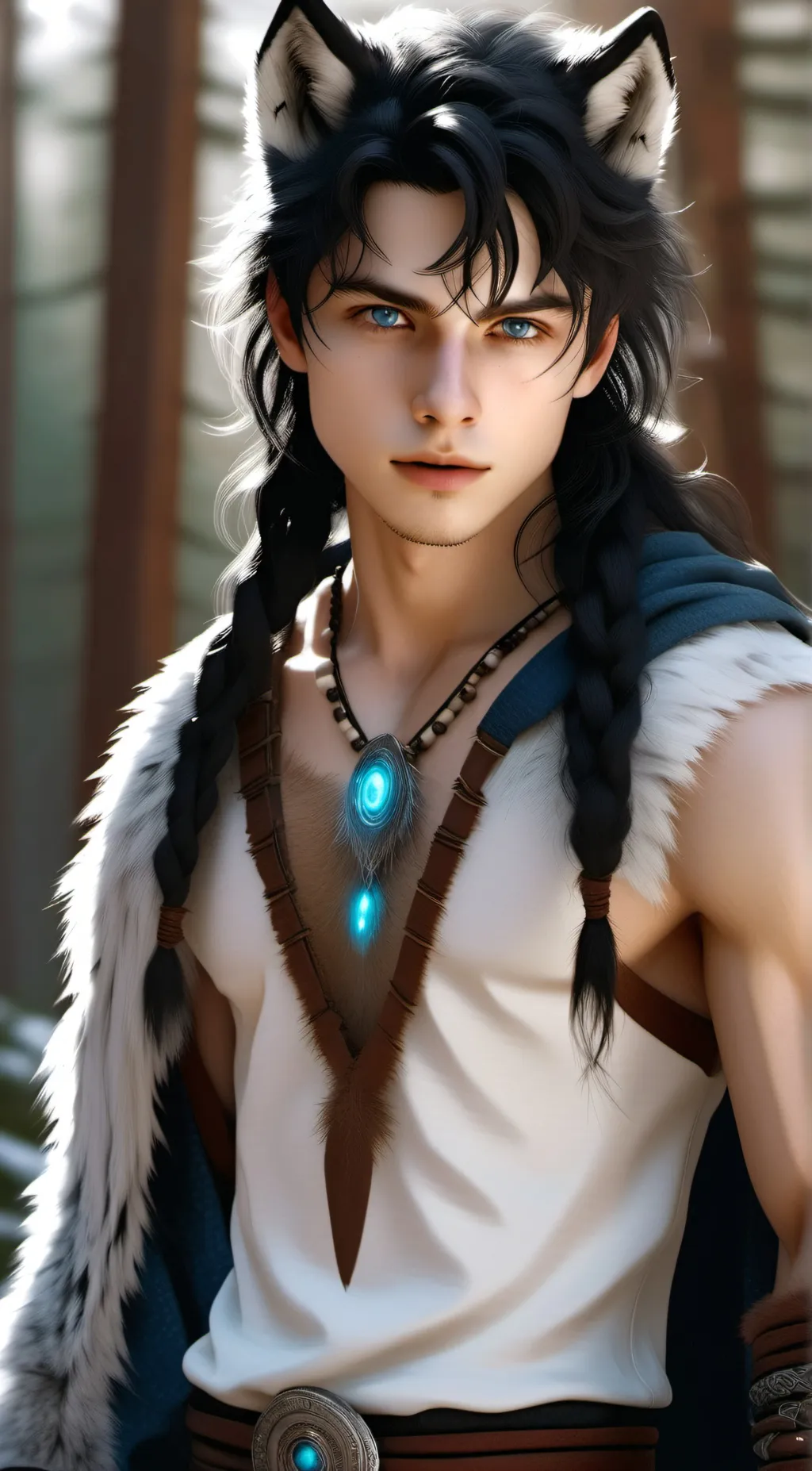 ai character: ✨ Isaac ✨ background