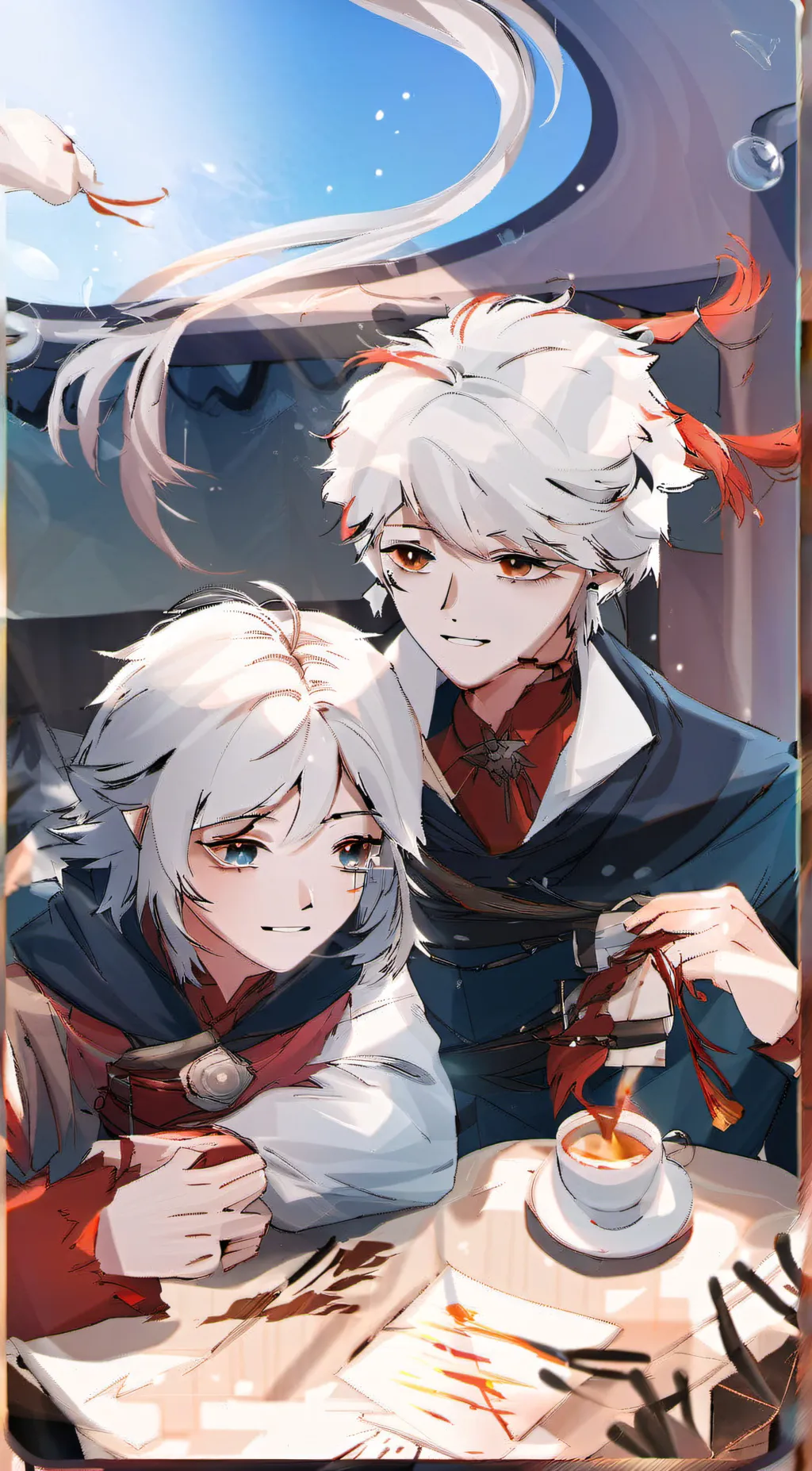 ai character: Aria background