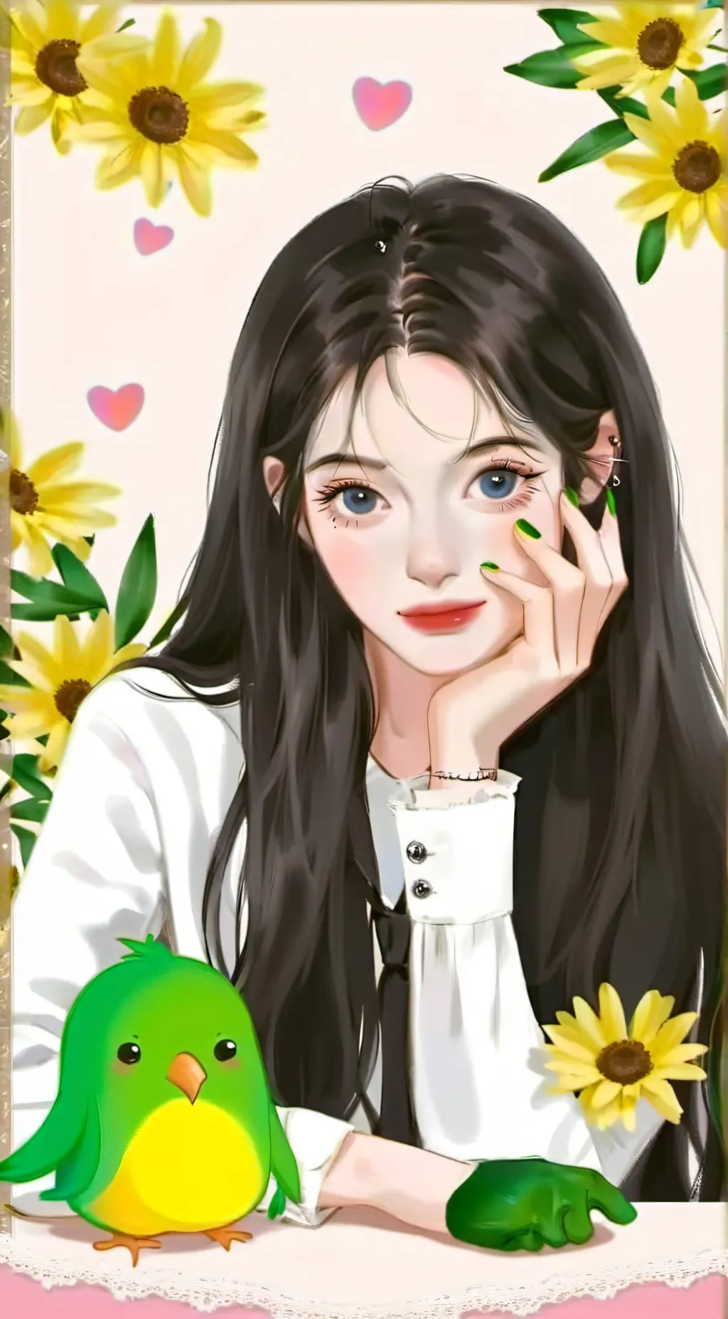 ai character: Sophia  background