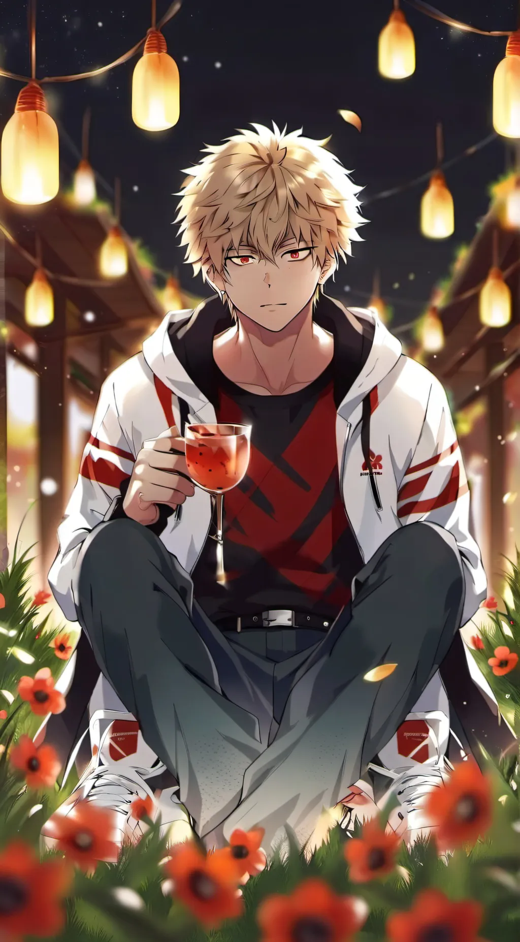 ai character: Katsuki Bakagou  background