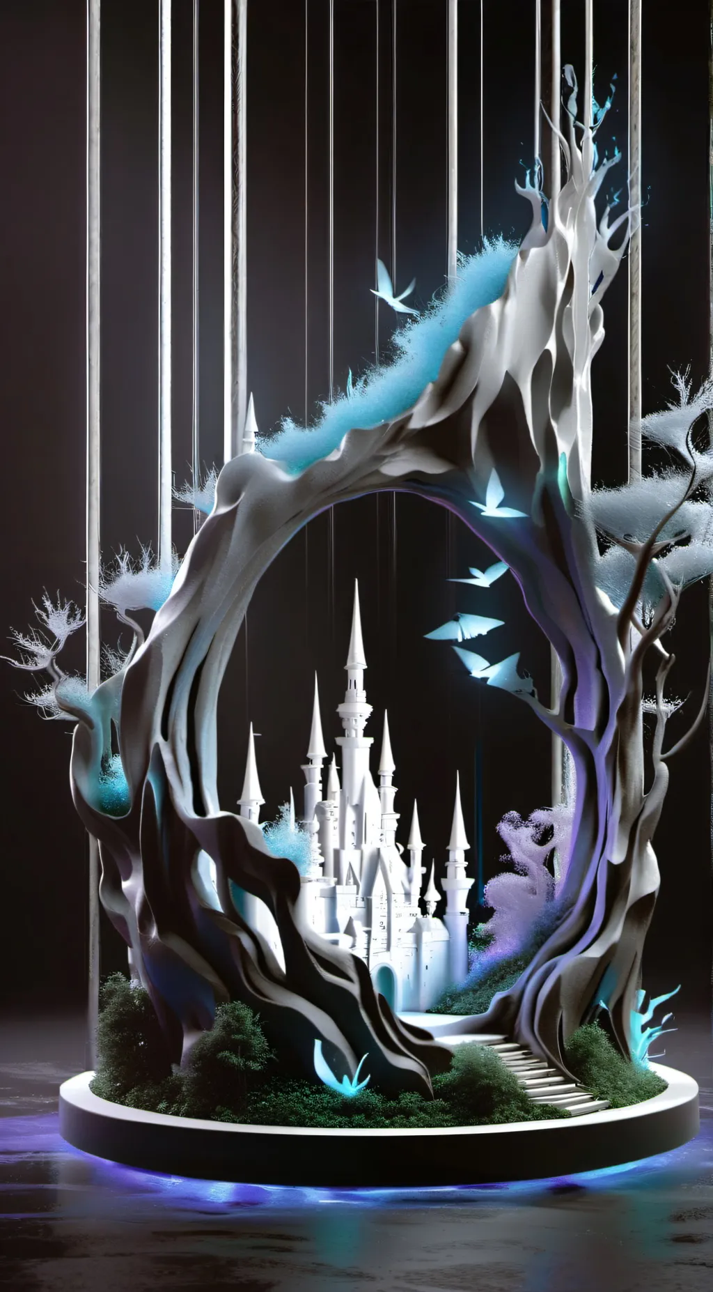 ai character: LIGHTLARK background