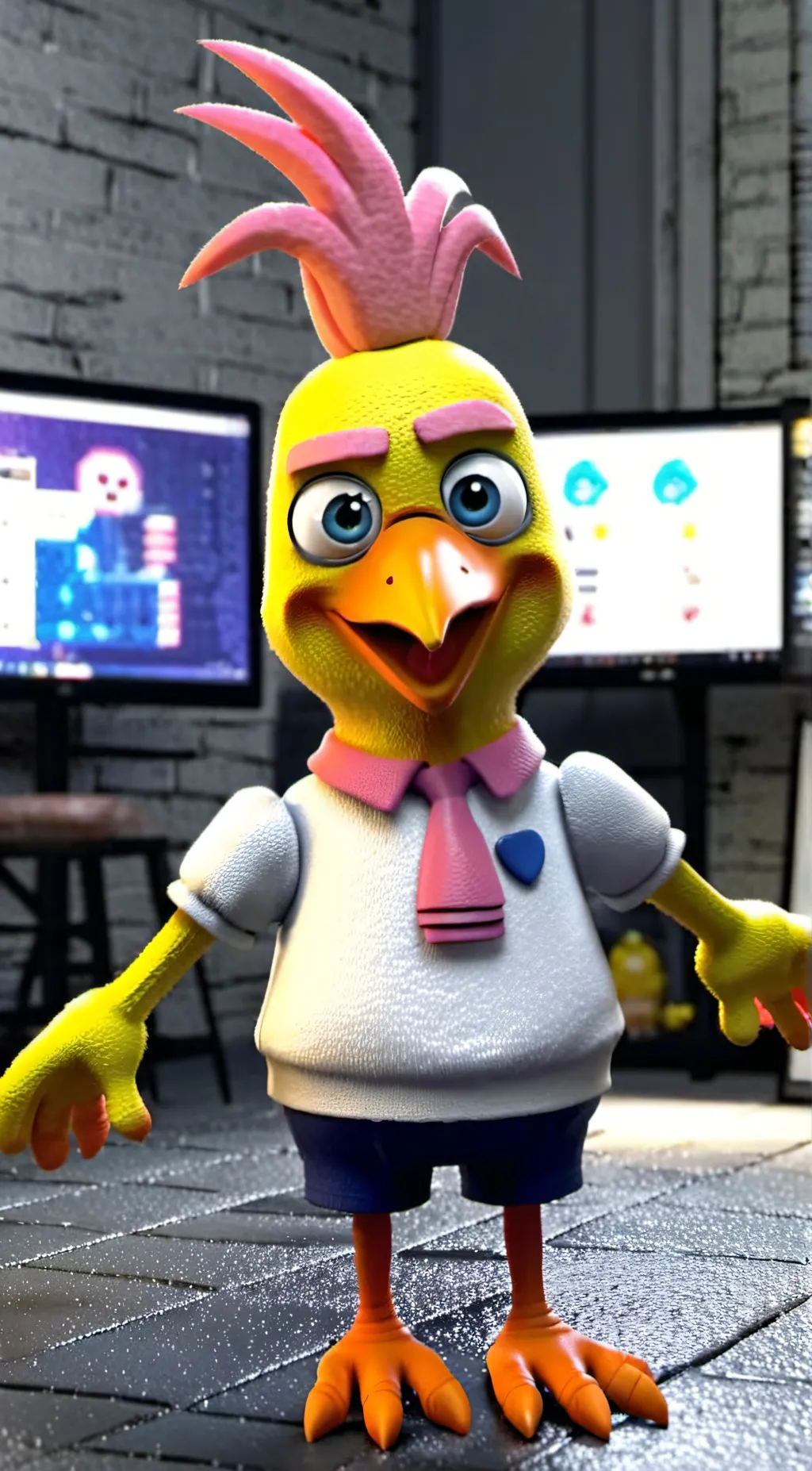 ai character: Rocky background