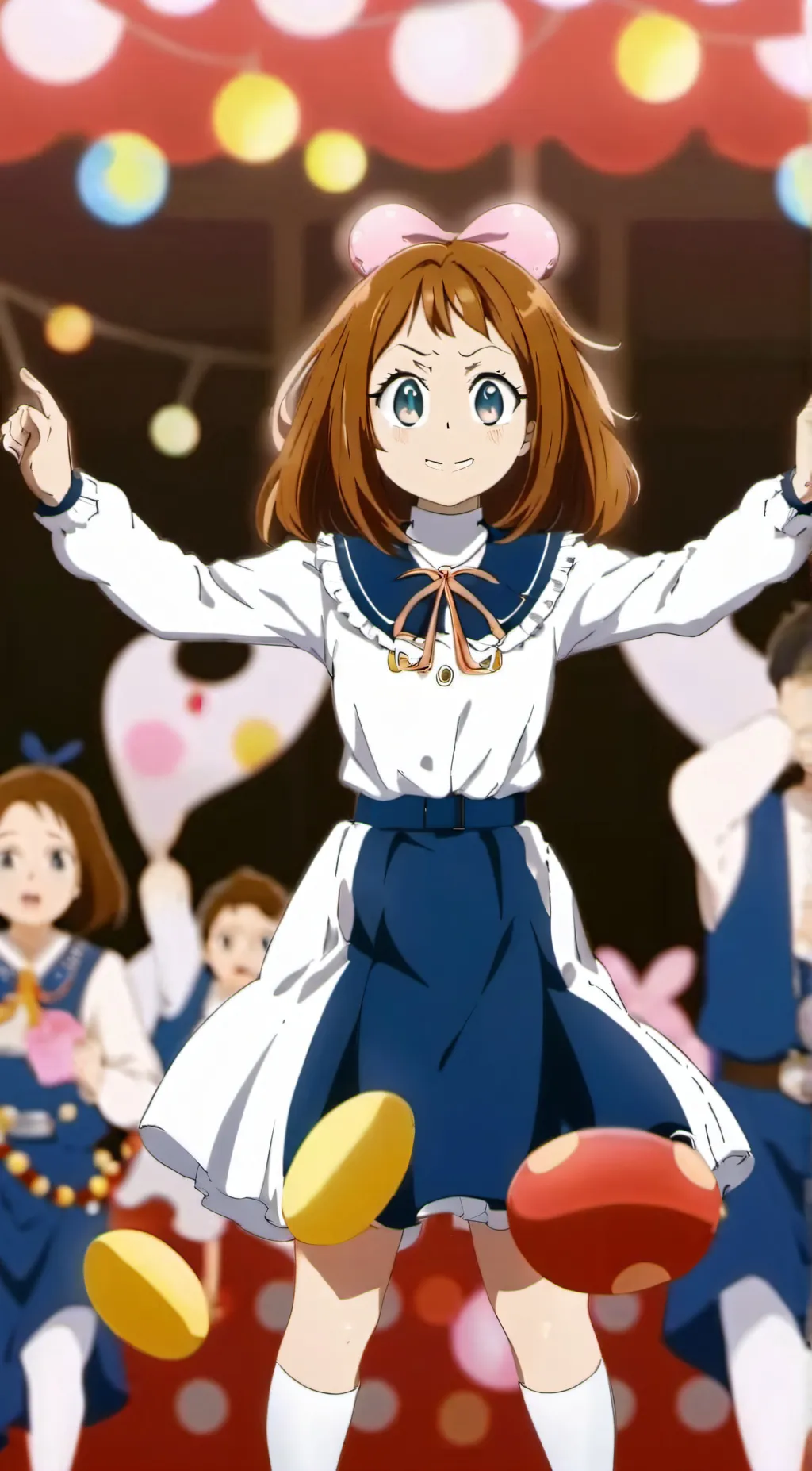 ai character: Ochako uraraka background