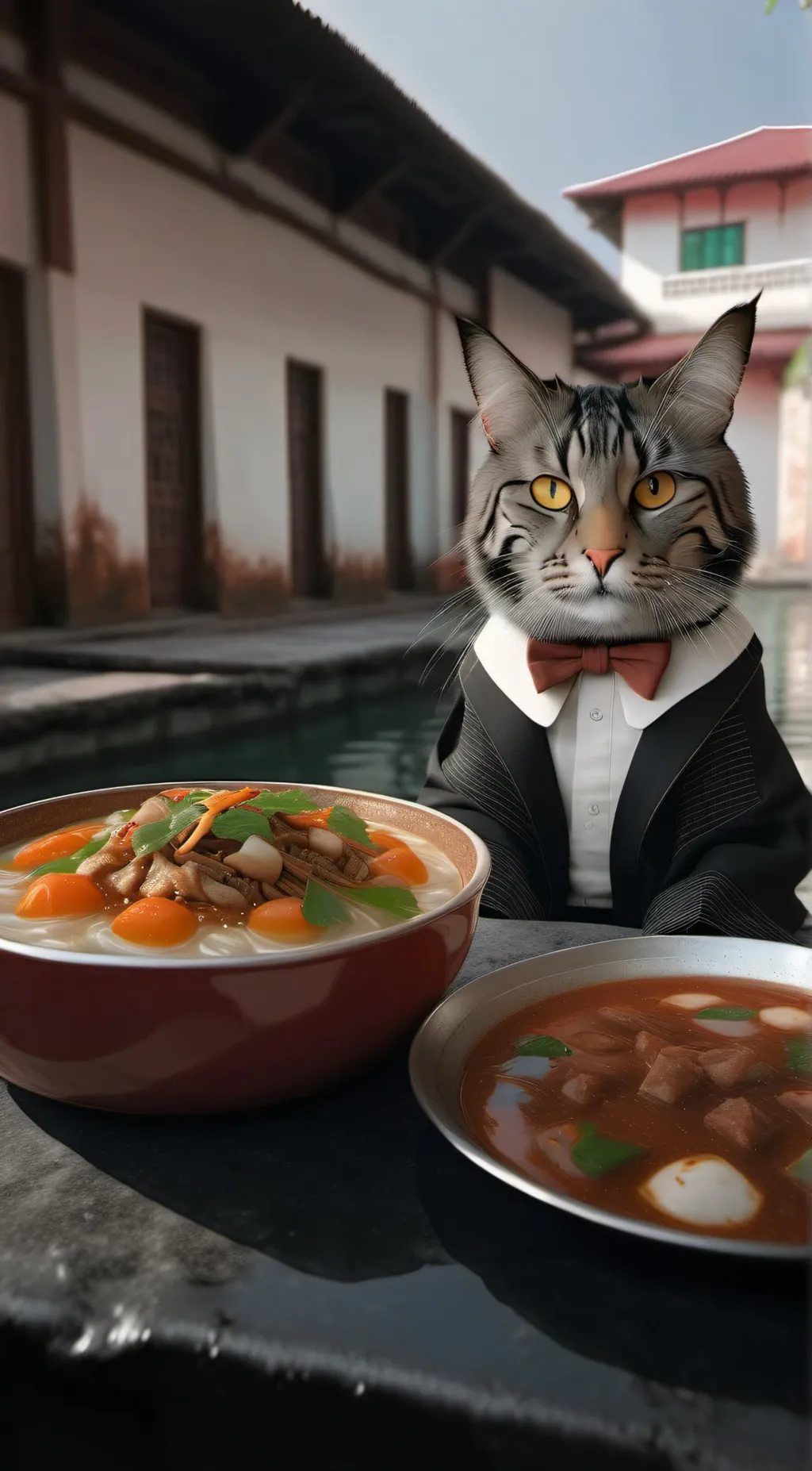 ai character: Best cat background