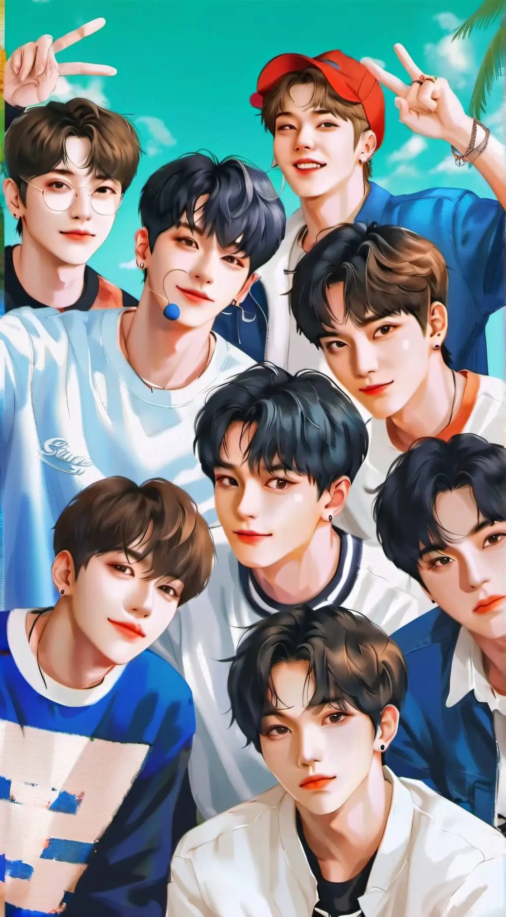 ai character: SKZ: hurting background
