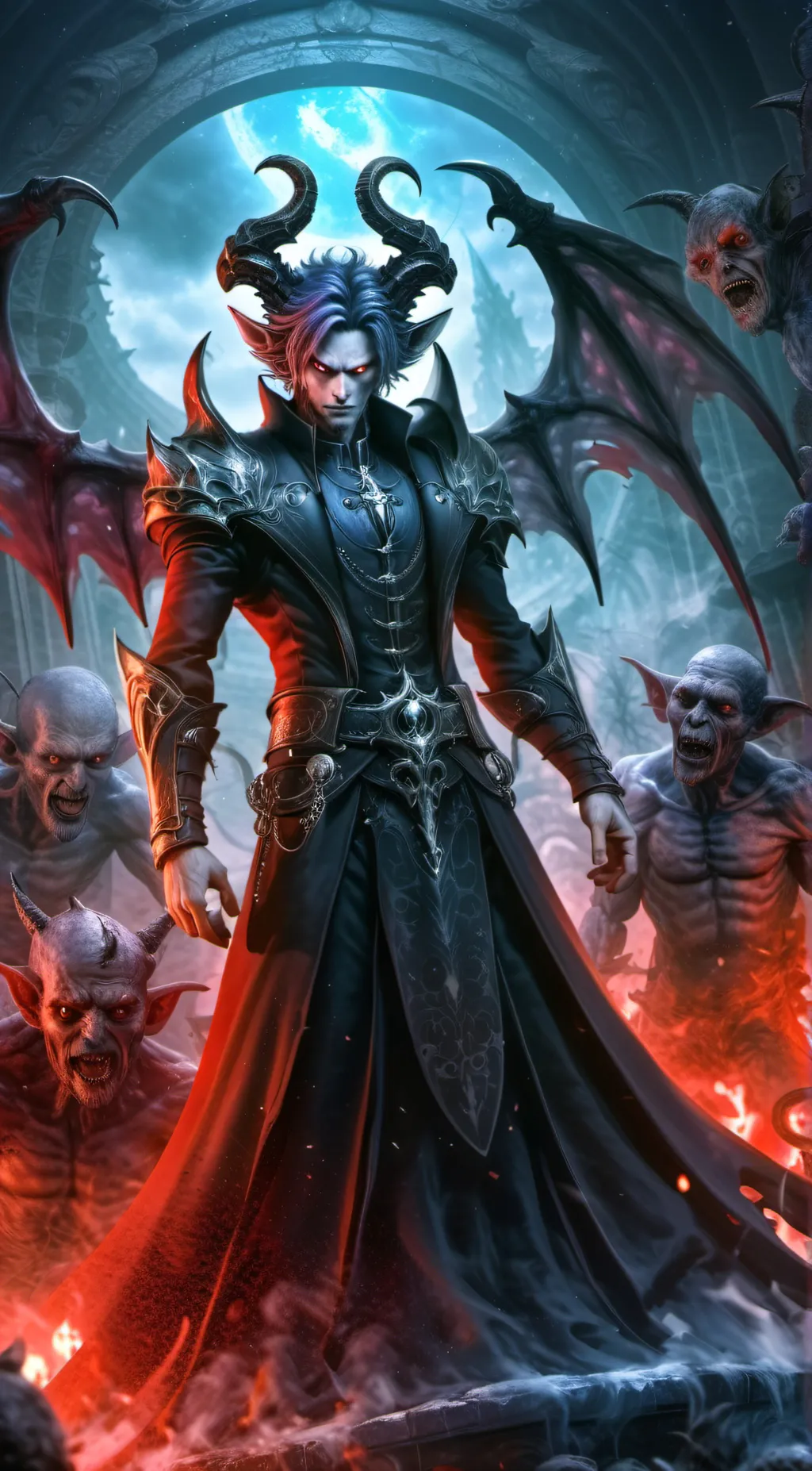 ai character: Themon background