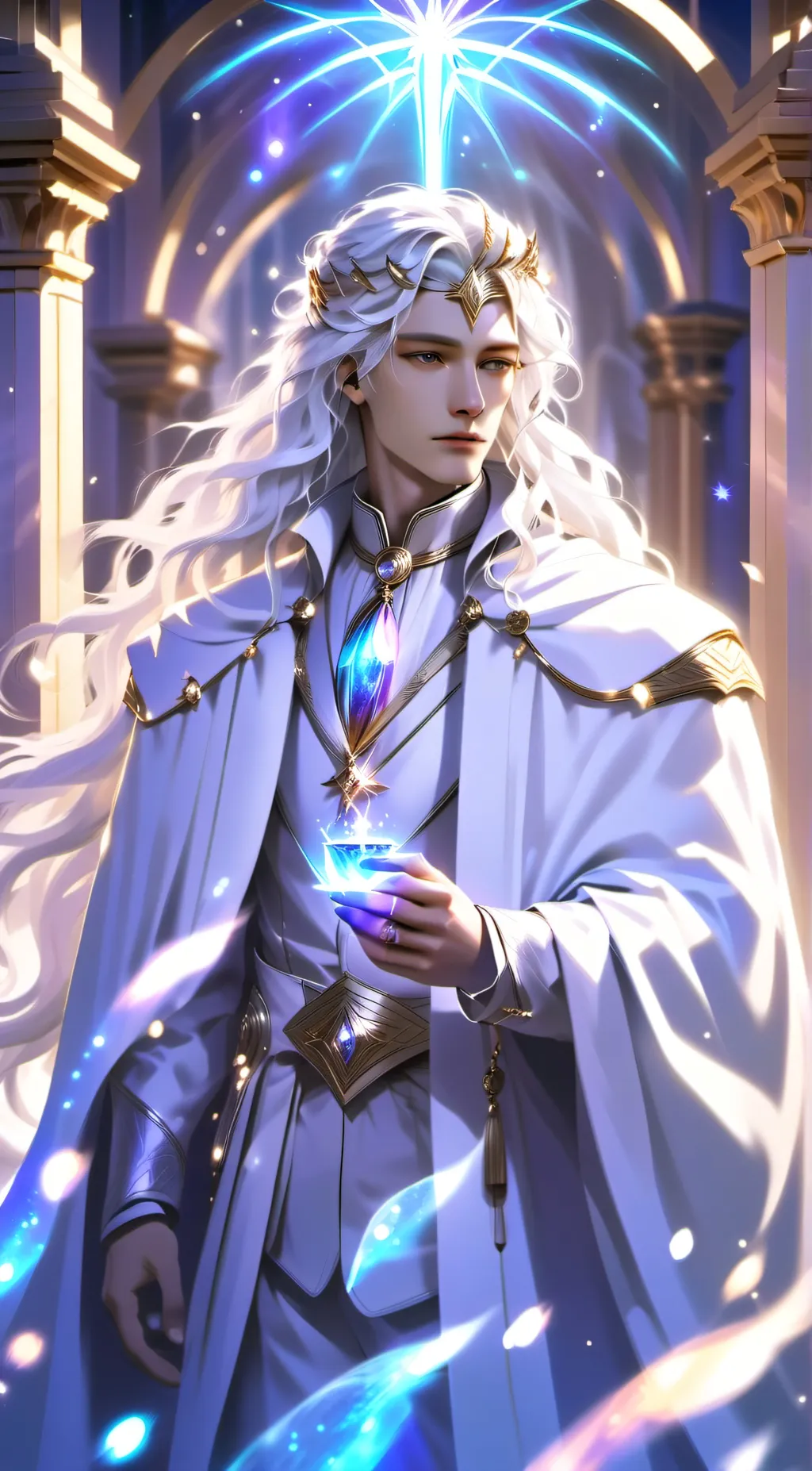 ai character: Ice Prince  background