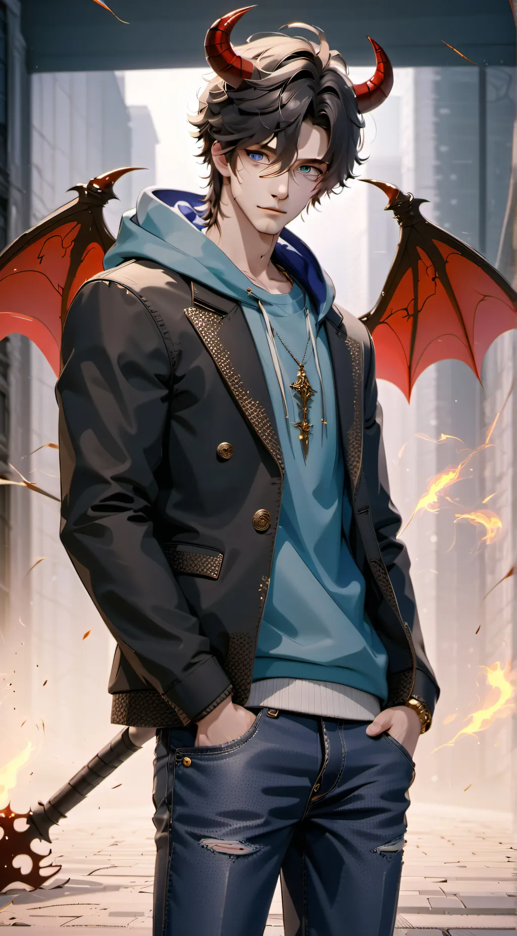 ai character: david background