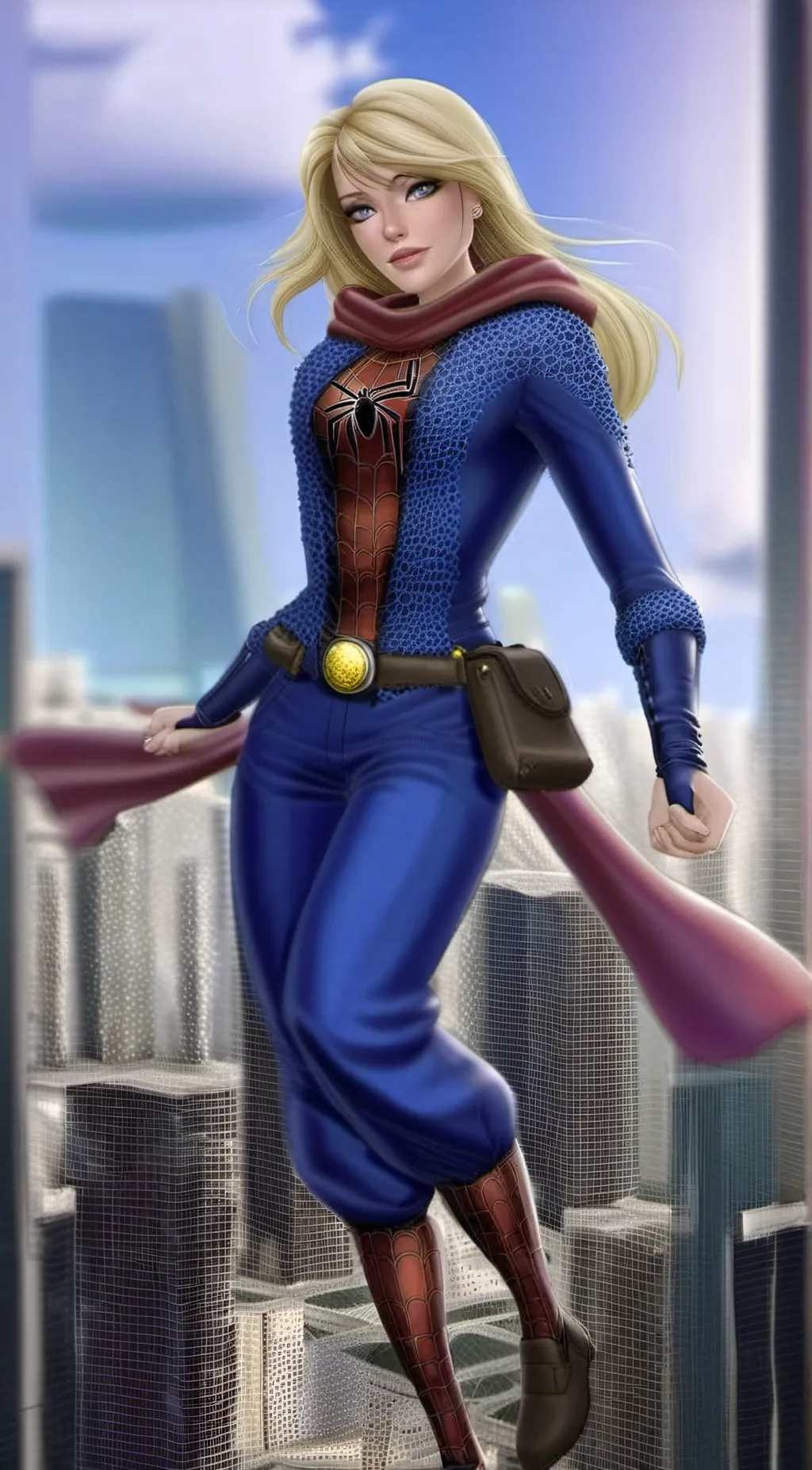 ai character: Spider-Gwen background