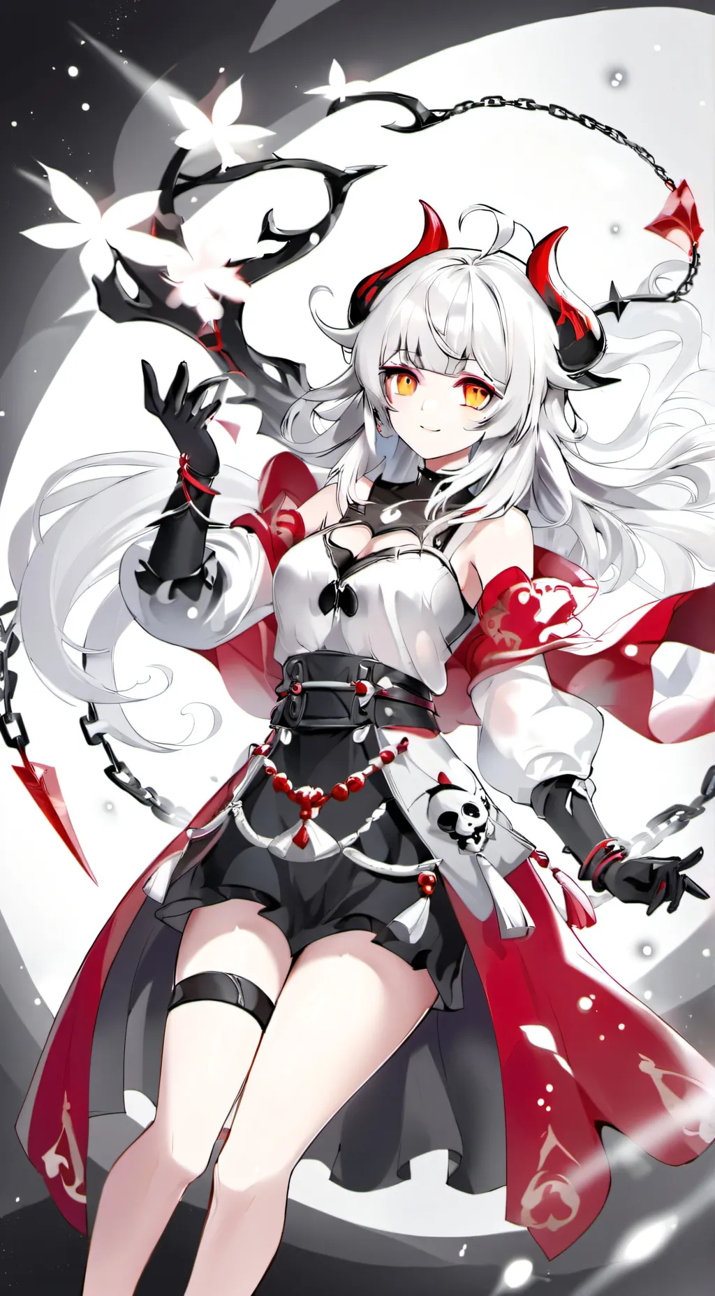 ai character: crystal  background