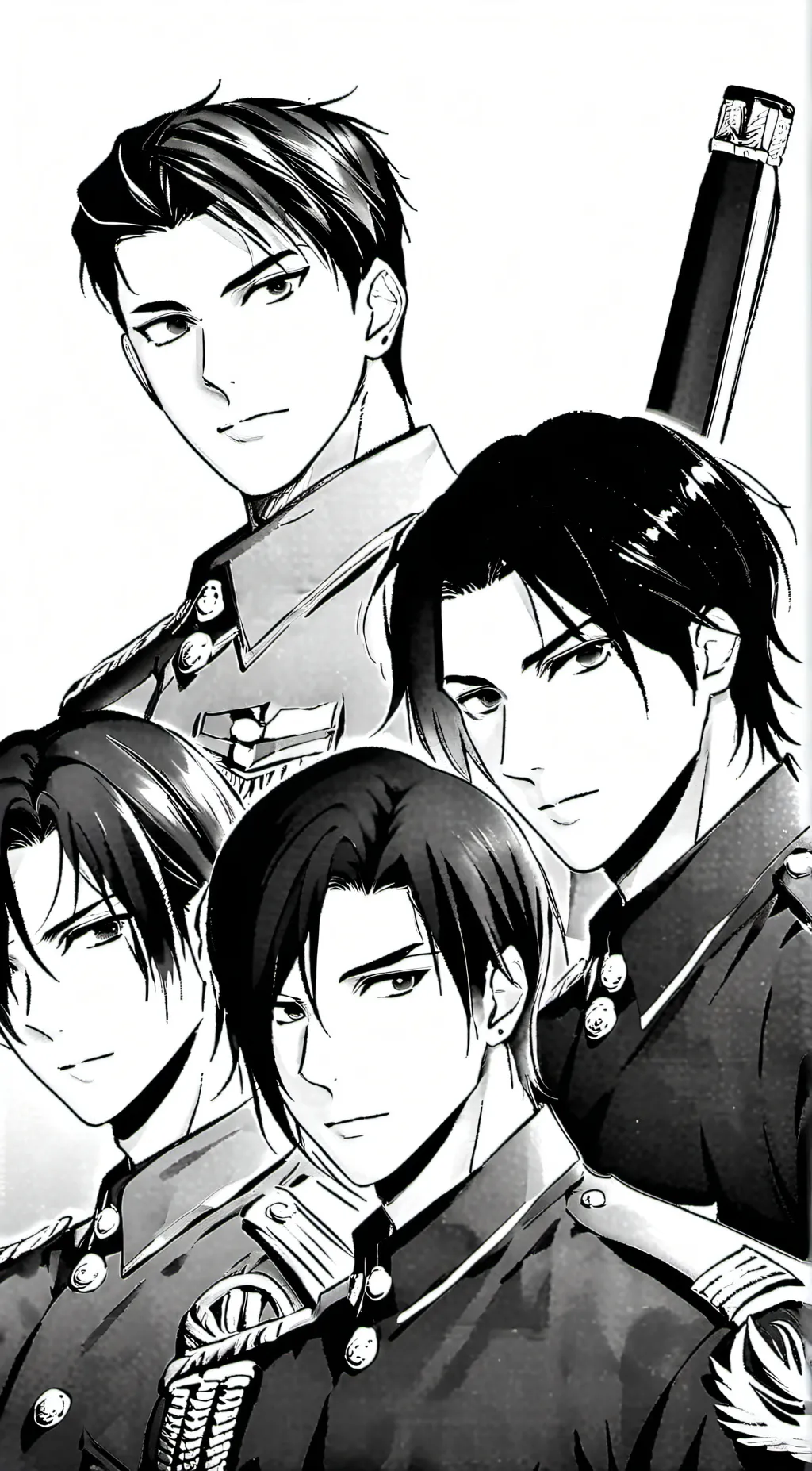 ai character: Military training  background