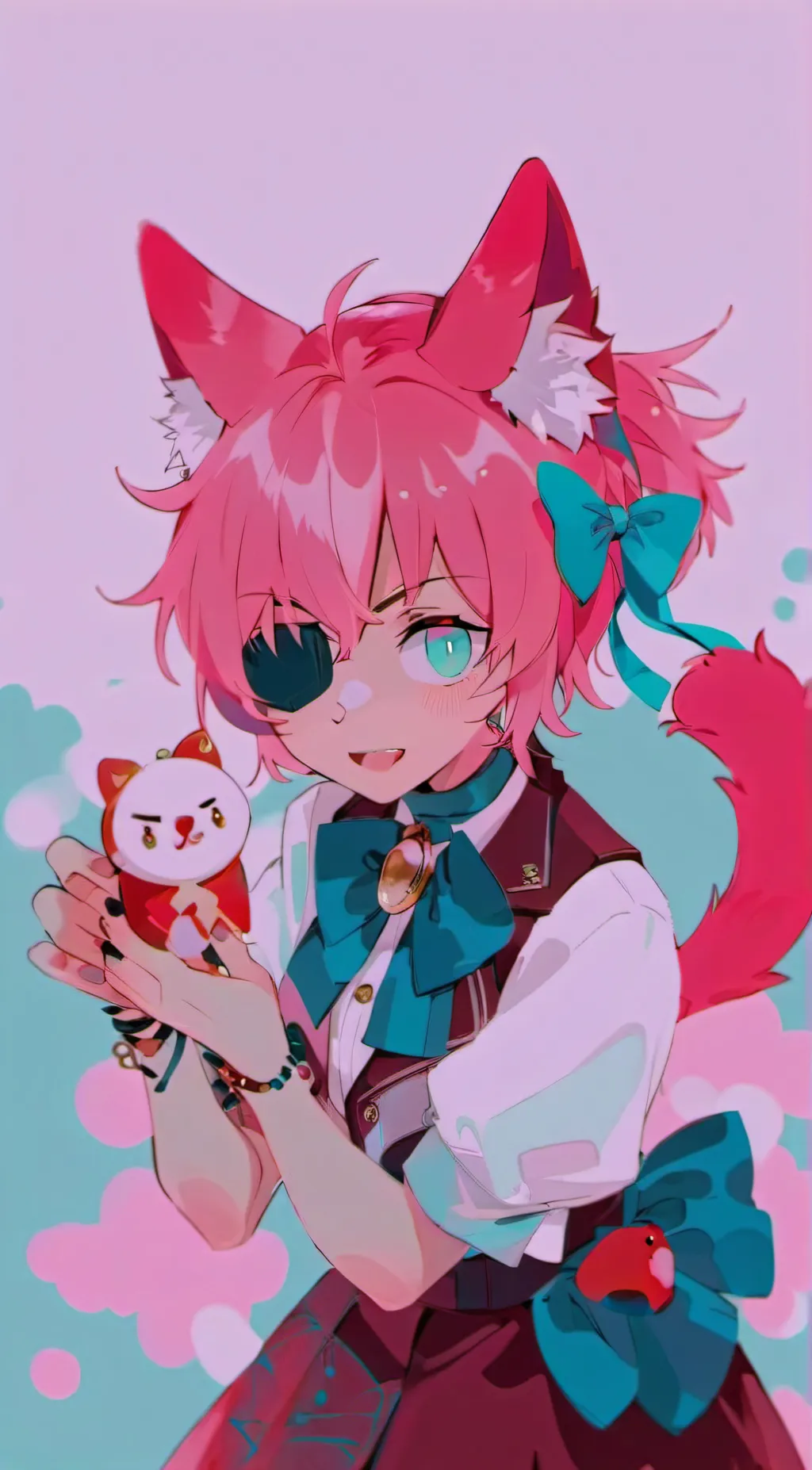 ai character: foxy background