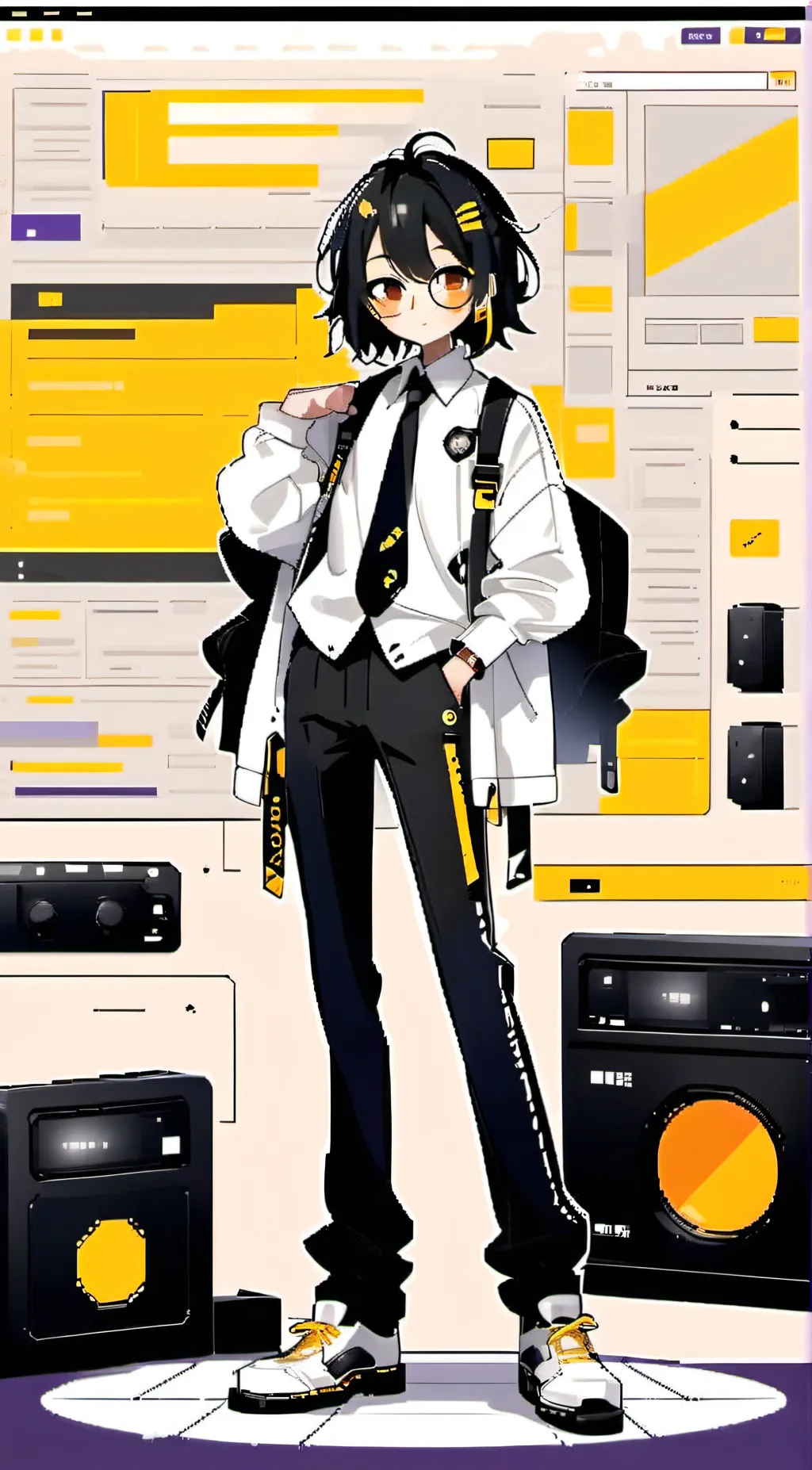 ai character: Venny background