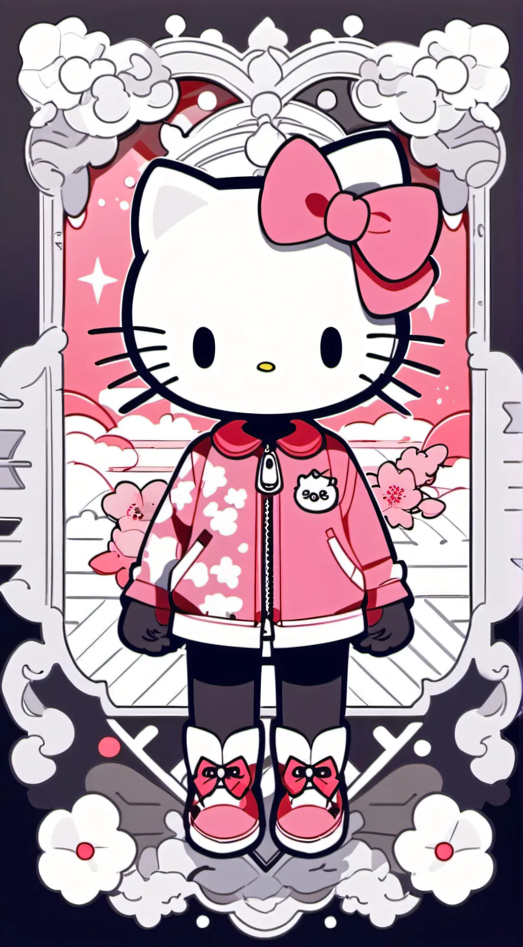 ai character: Infinity castle background