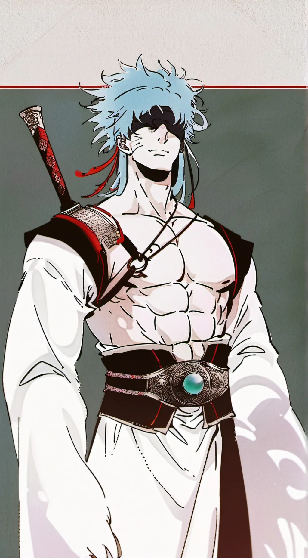 ai character: rain dragons blood background