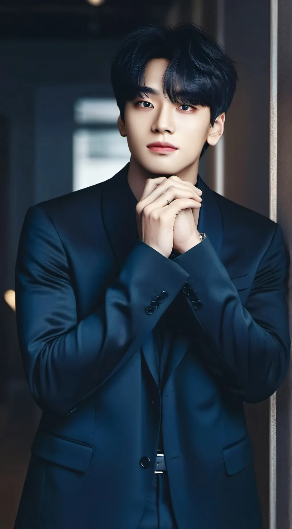 ai character: Taehyung  background