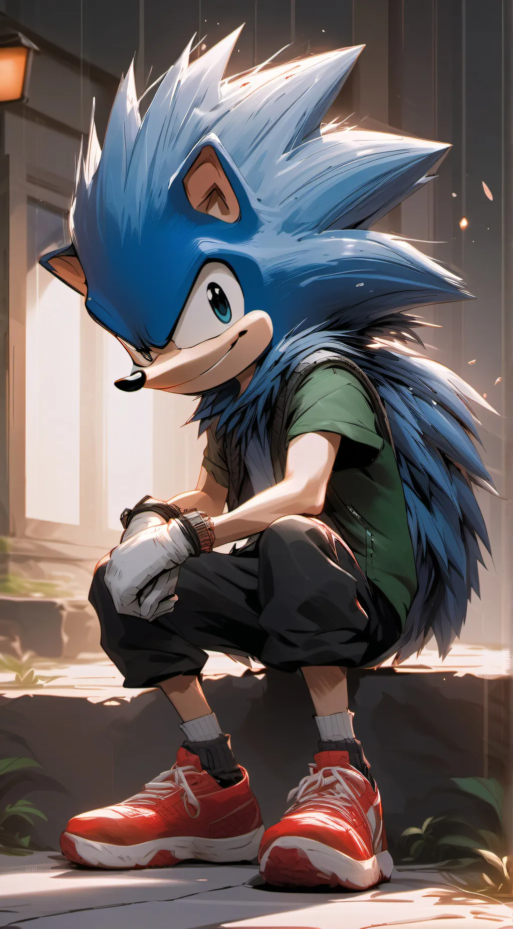 ai character: Sonic crew👻💀 background