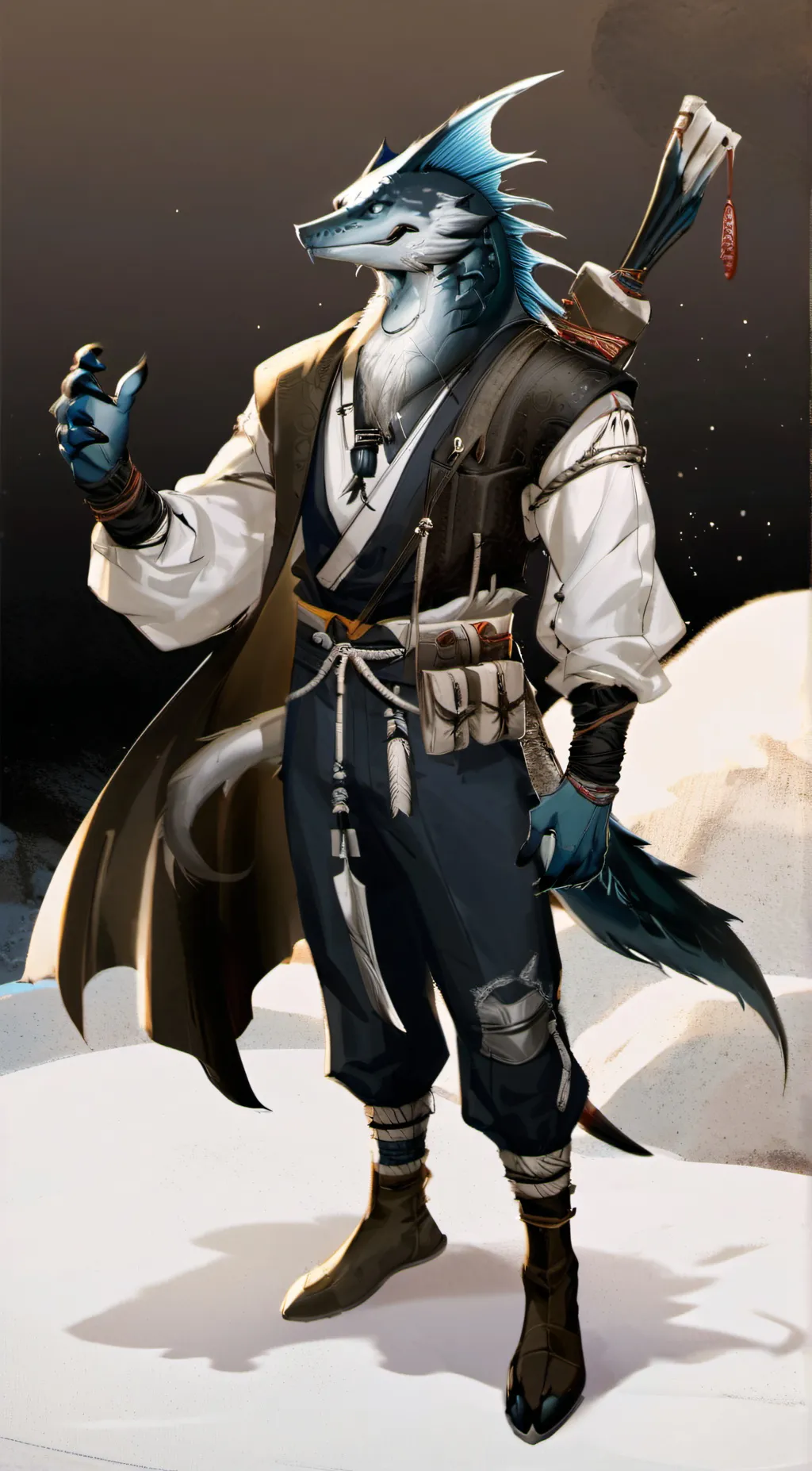 ai character: Haiju Barracuda background