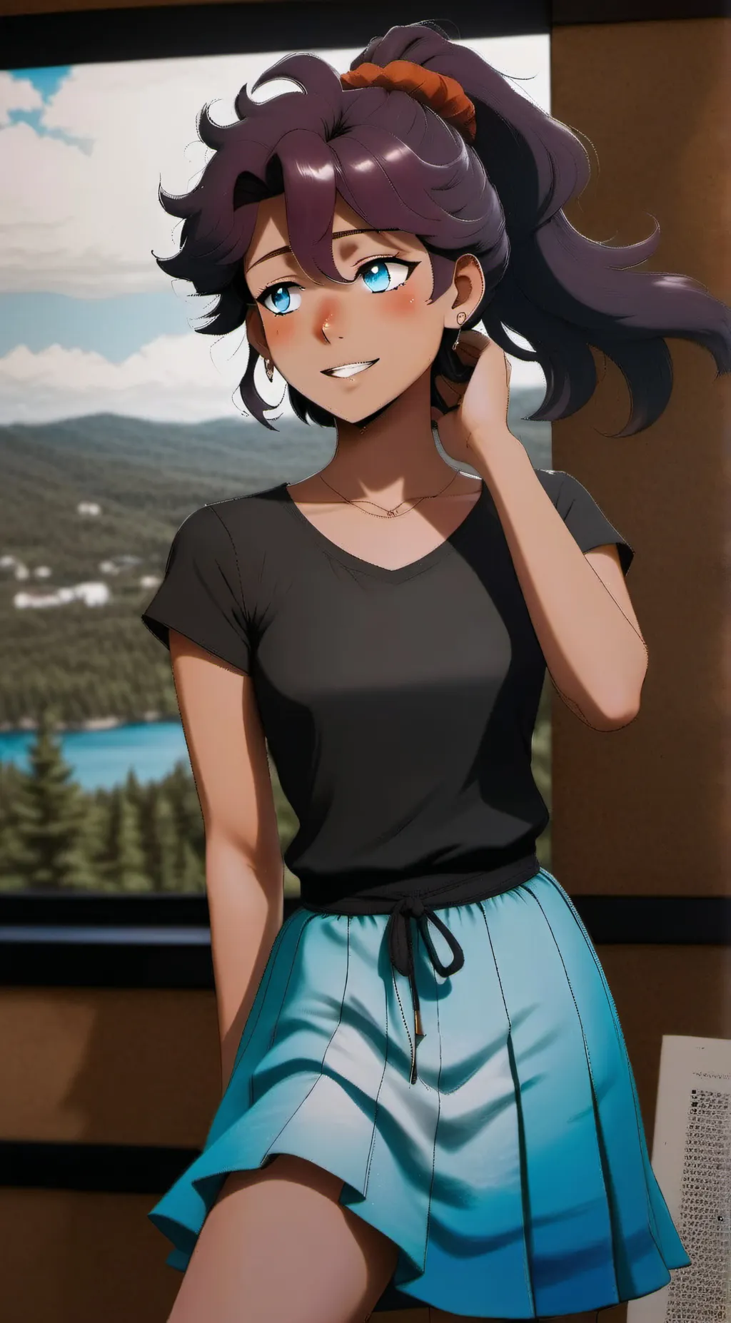 ai character: Kayli McColin background