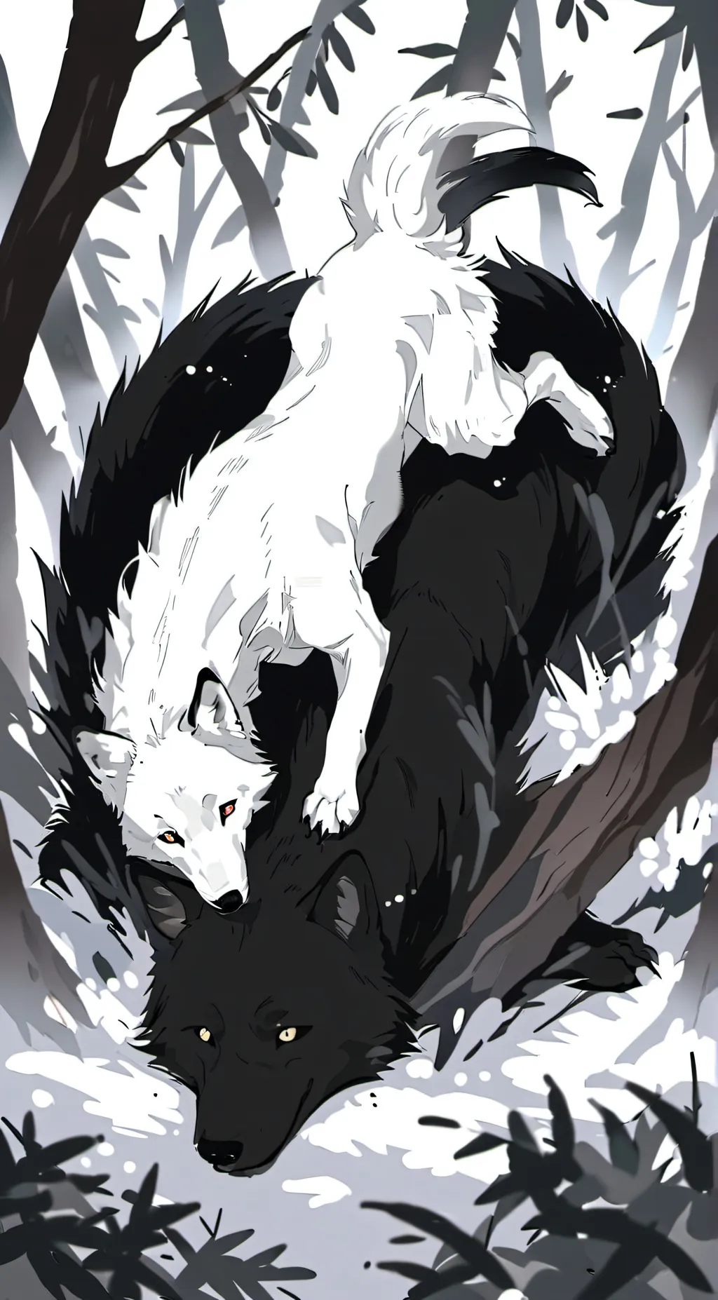 ai character: the divine dogs! background