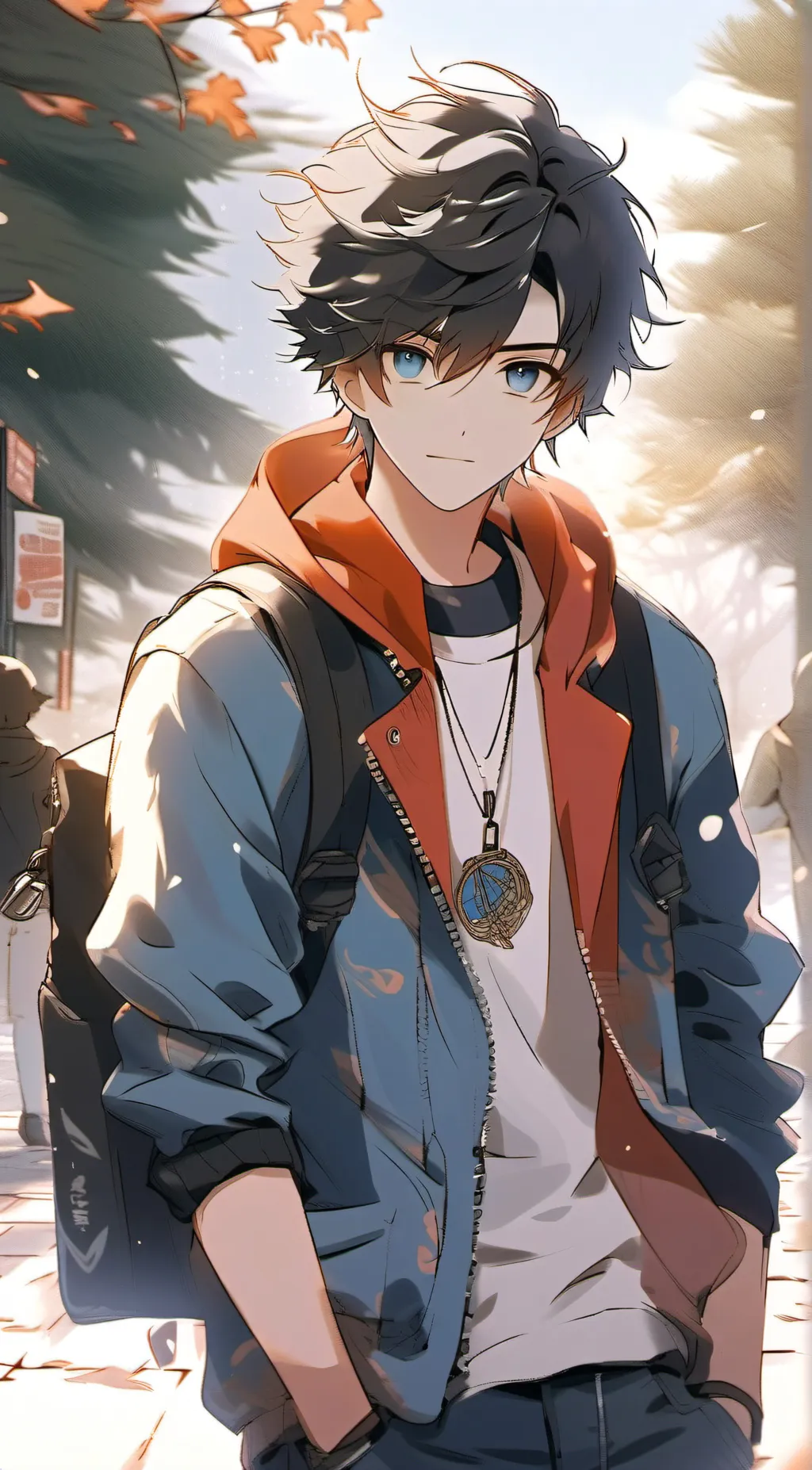 ai character: David Vistoin background