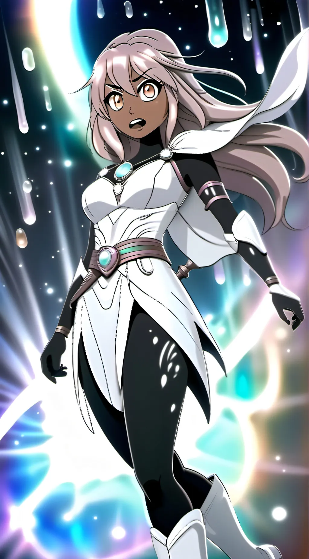 ai character: Gacha heat background