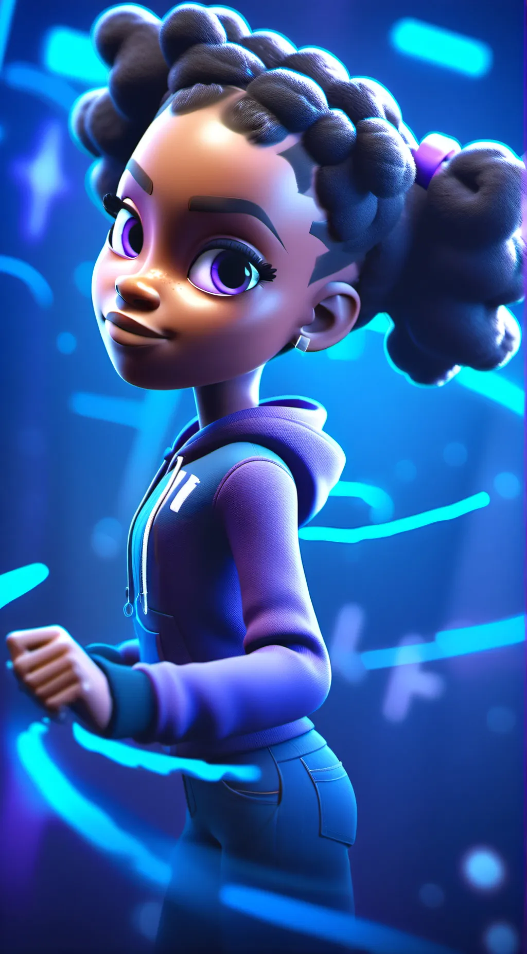 ai character: Ri Ri  background