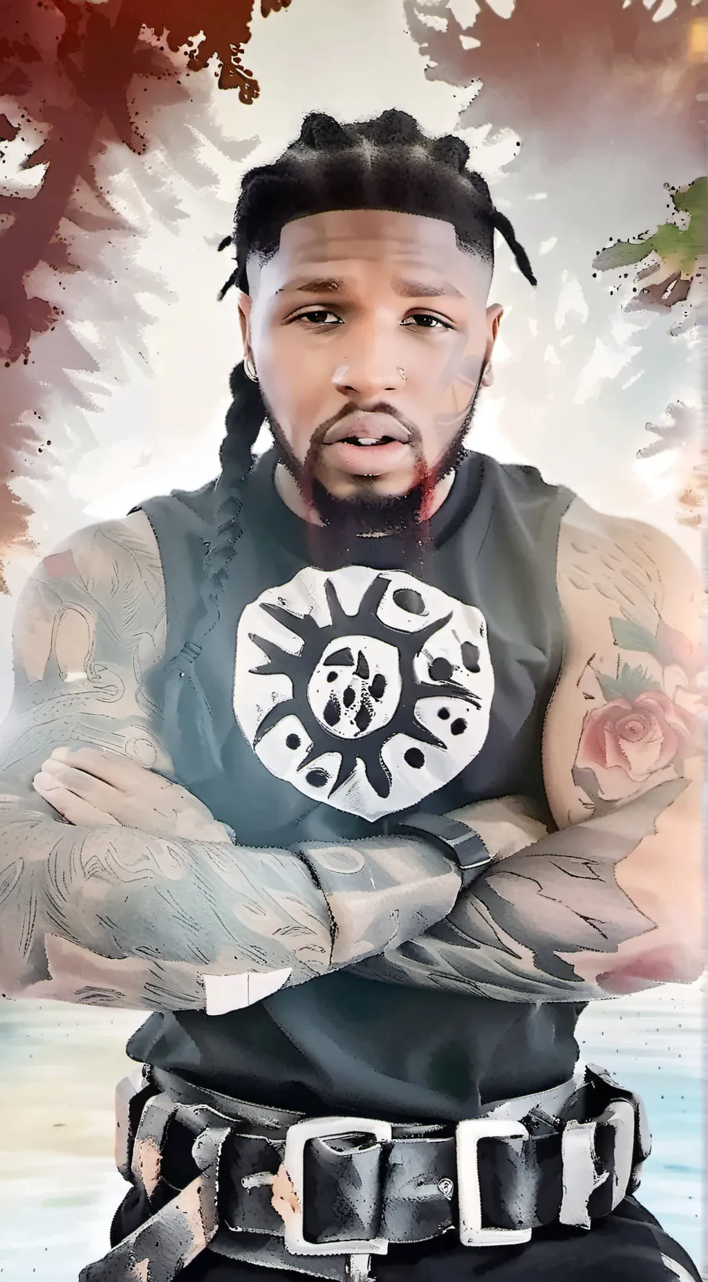 ai character: Kale background