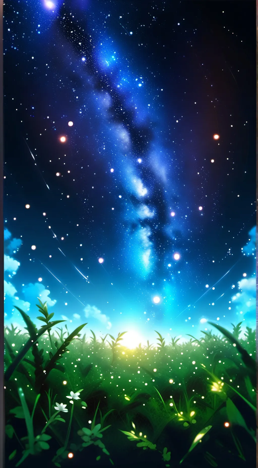 ai character: grass background