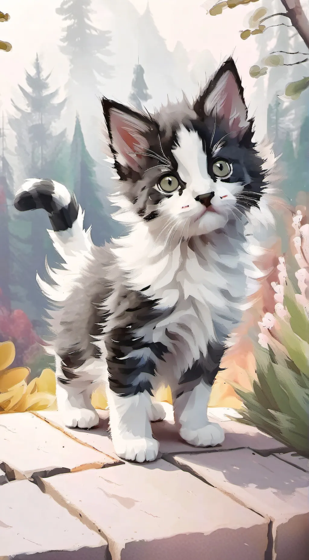 ai character: clover  background