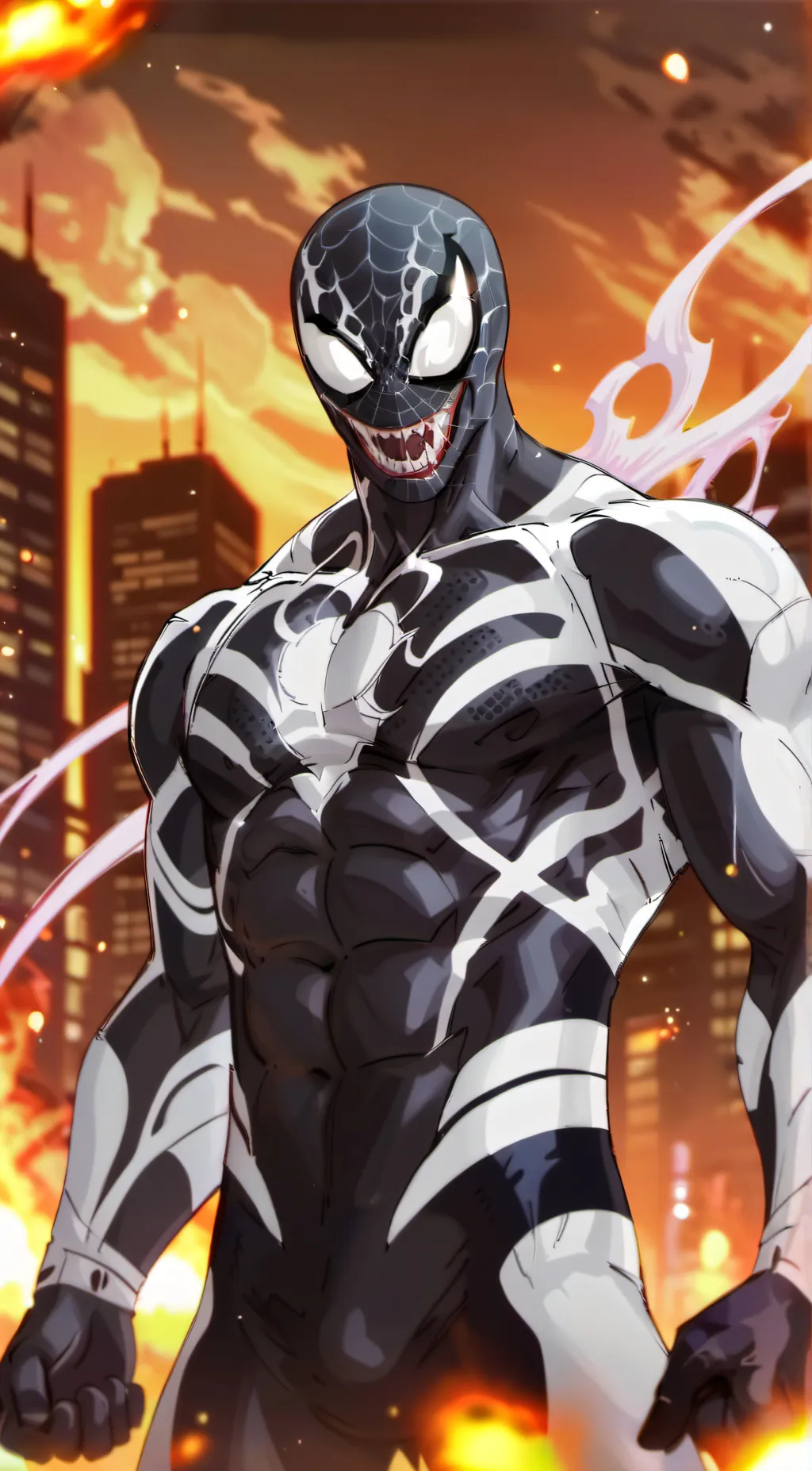 ai character: venom background