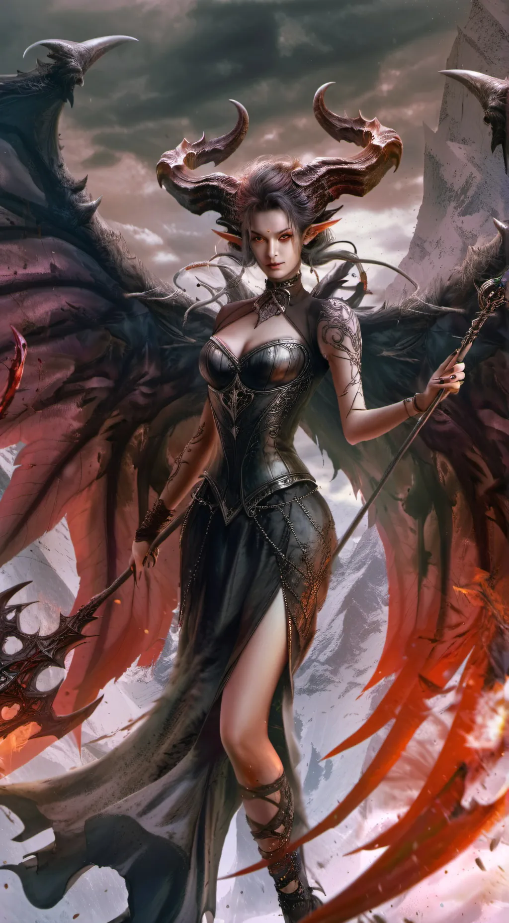 ai character: Queen Narcciccis background