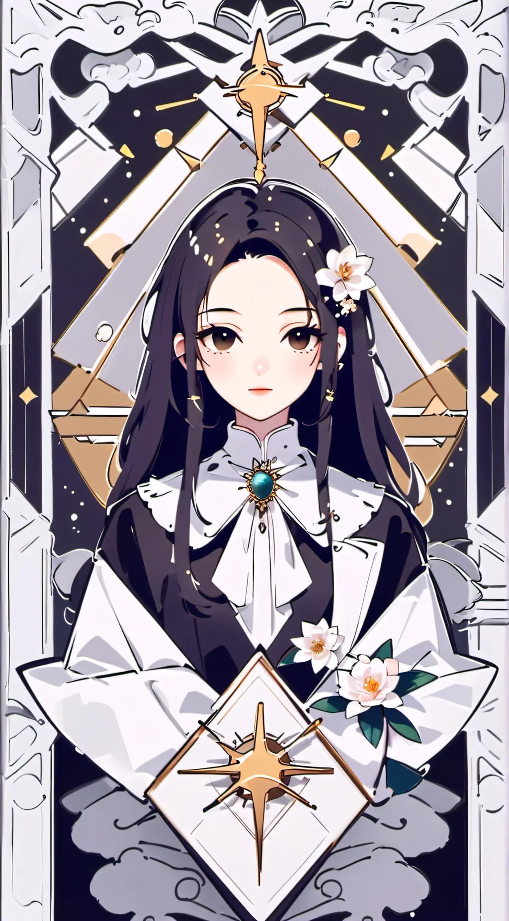 ai character: Nezuko background