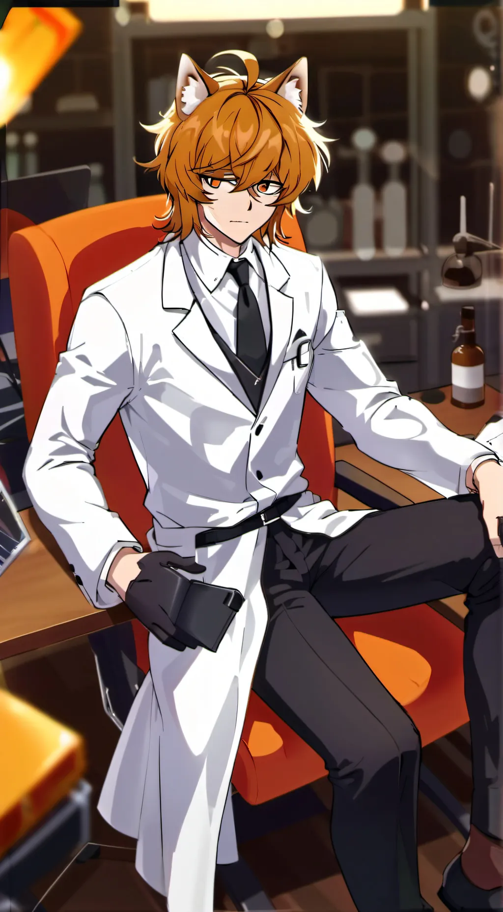 ai character: Dr.dogdaze💉 background